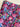 Royal Watercolor Preppy Floral Pebble Vinyl