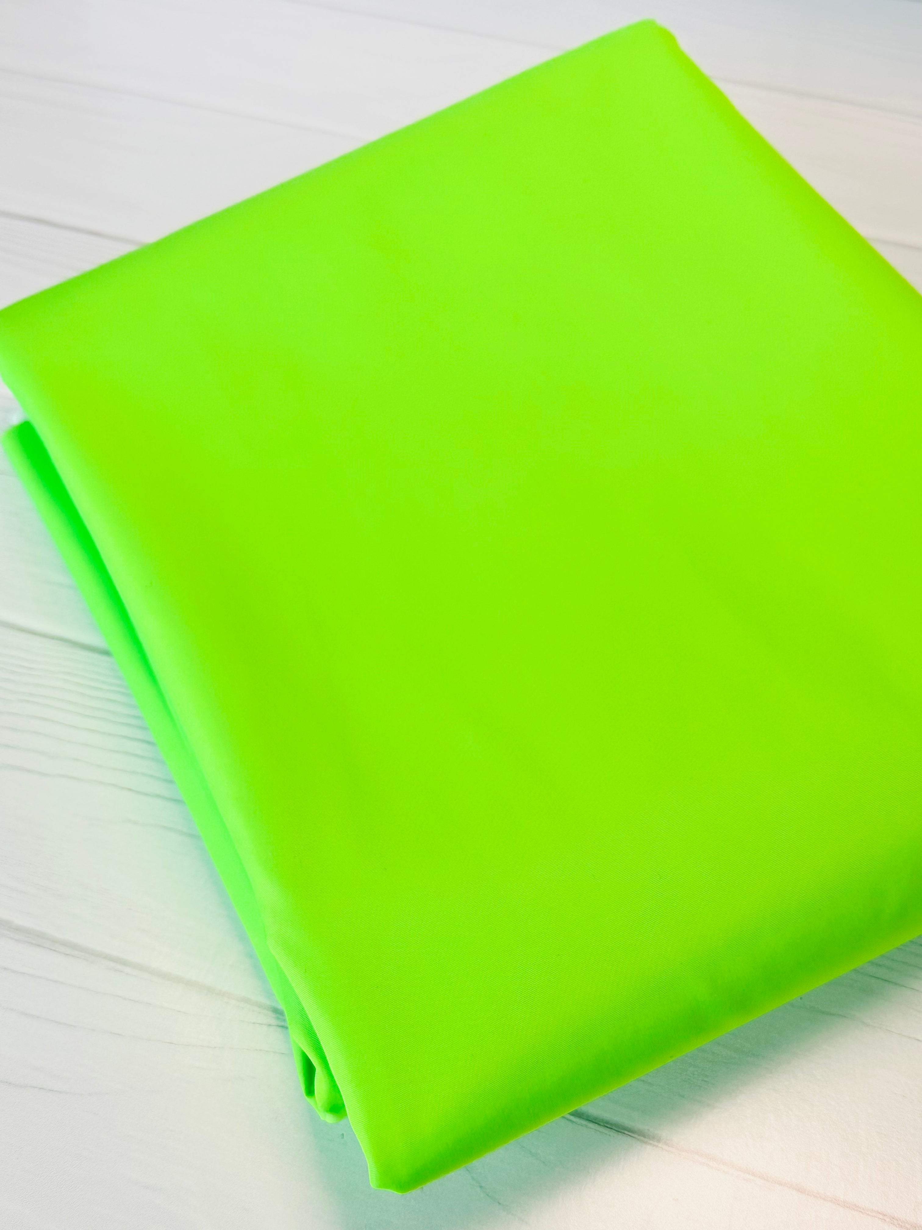 Neon Green Lux Bonded Poly/Nylon