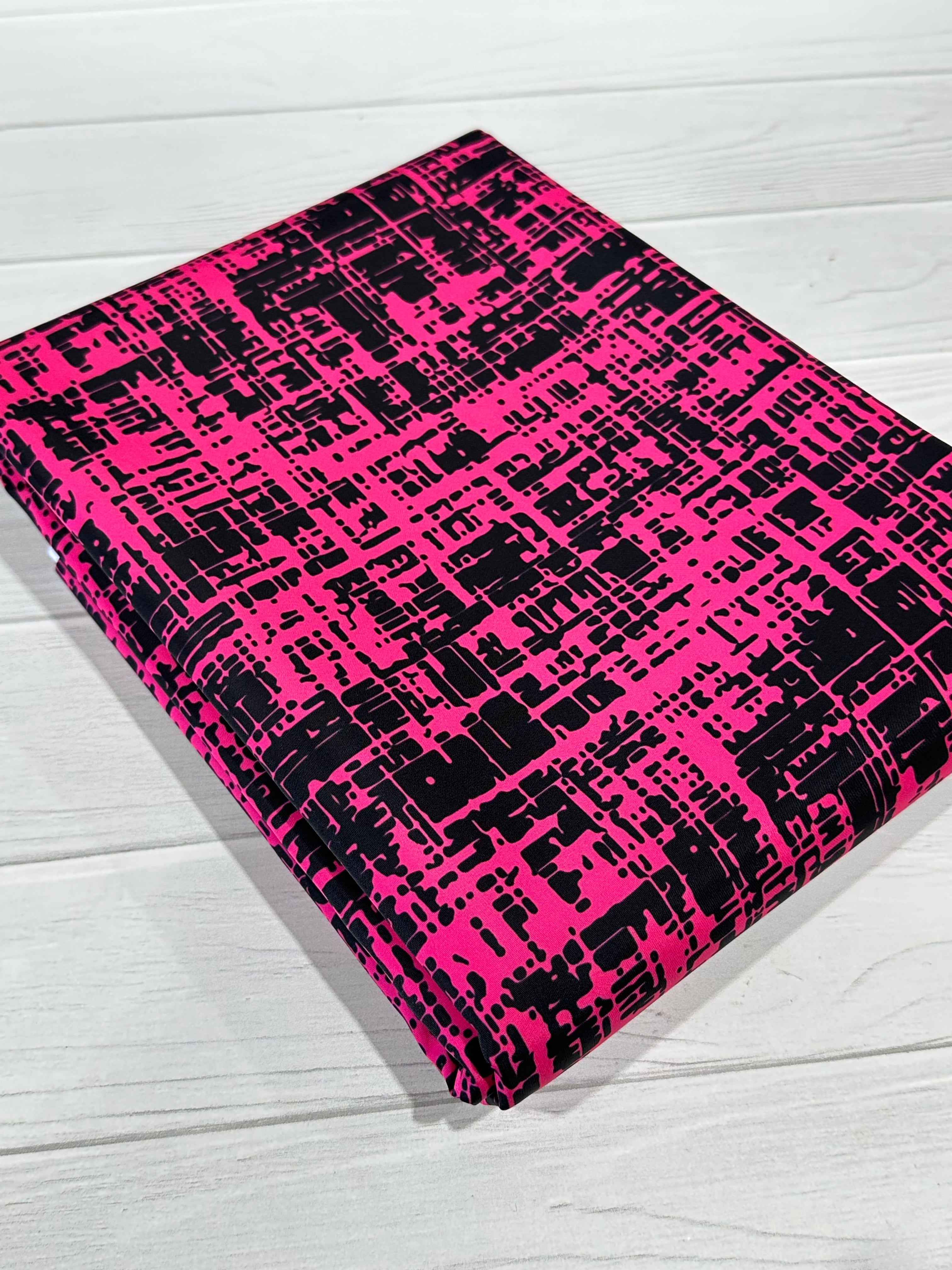 Hot Pink Grunge Lux Bonded Poly/Nylon
