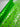 Green Holographic Heart Clear Vinyl