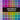 Bright Rainbow Plaid 100% cotton (sold by the half yard)