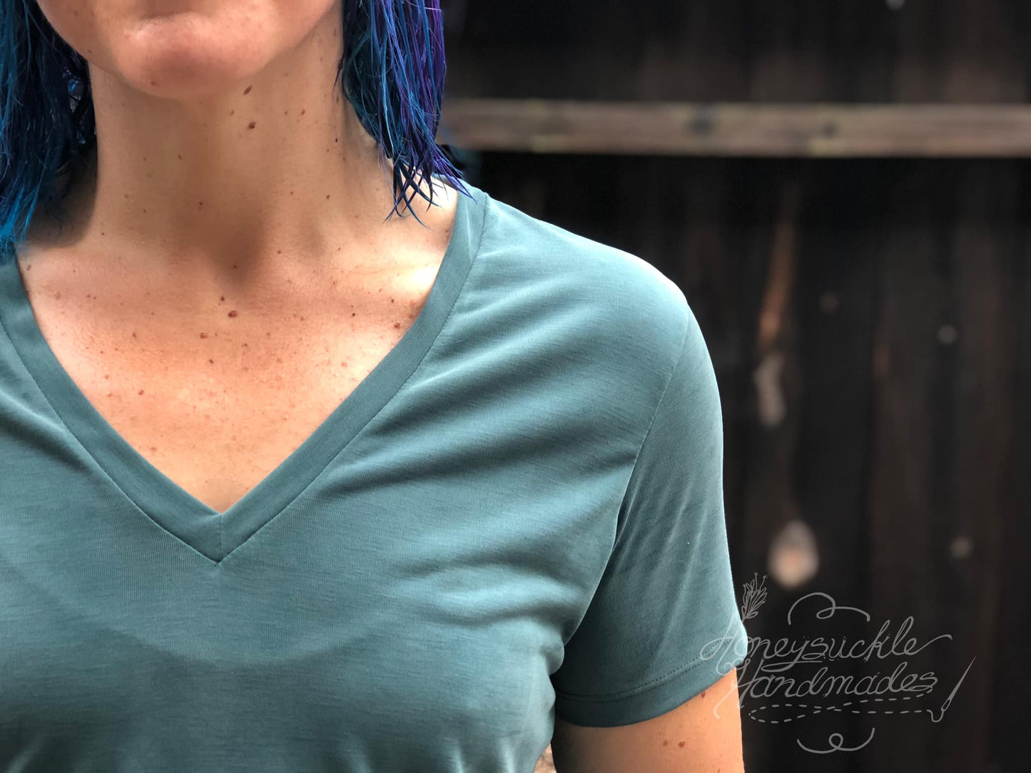 Teal Sandwash Modal Jersey