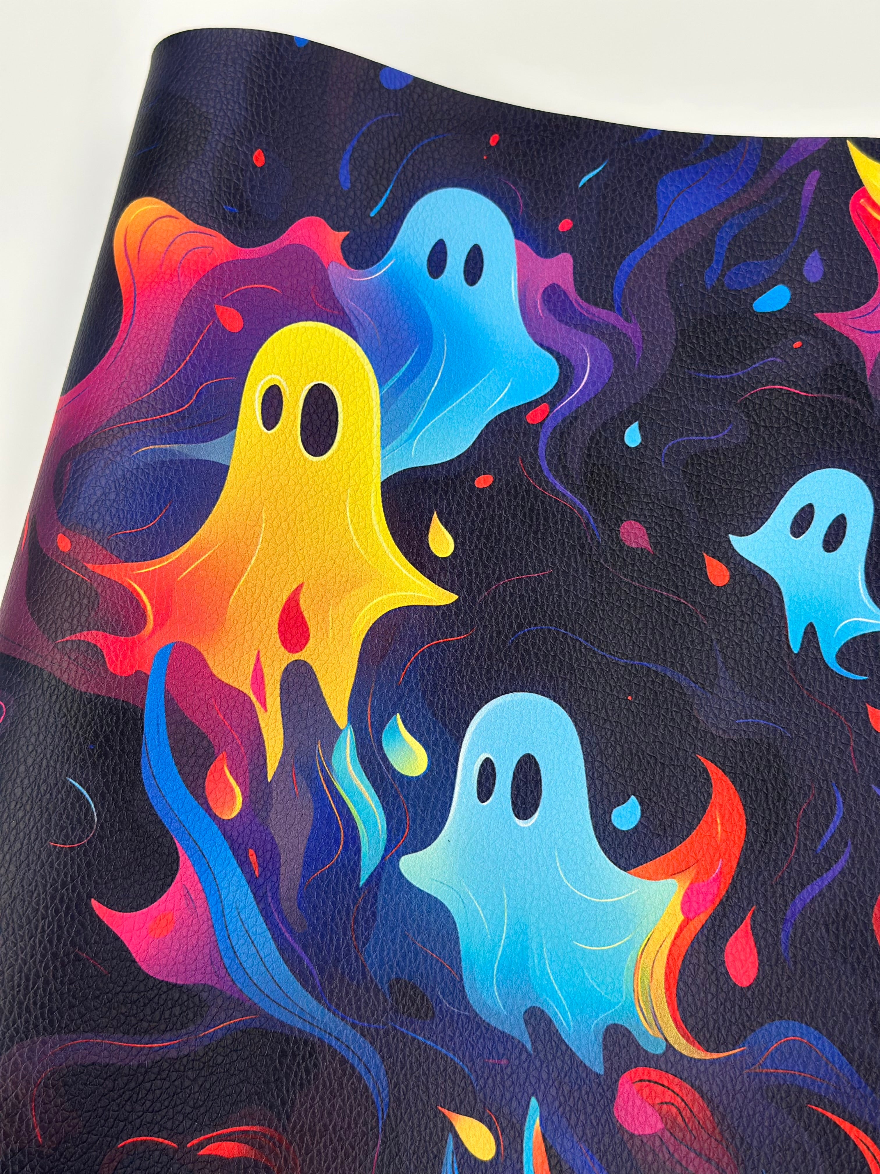 Neon Ghosties Pebble Vinyl