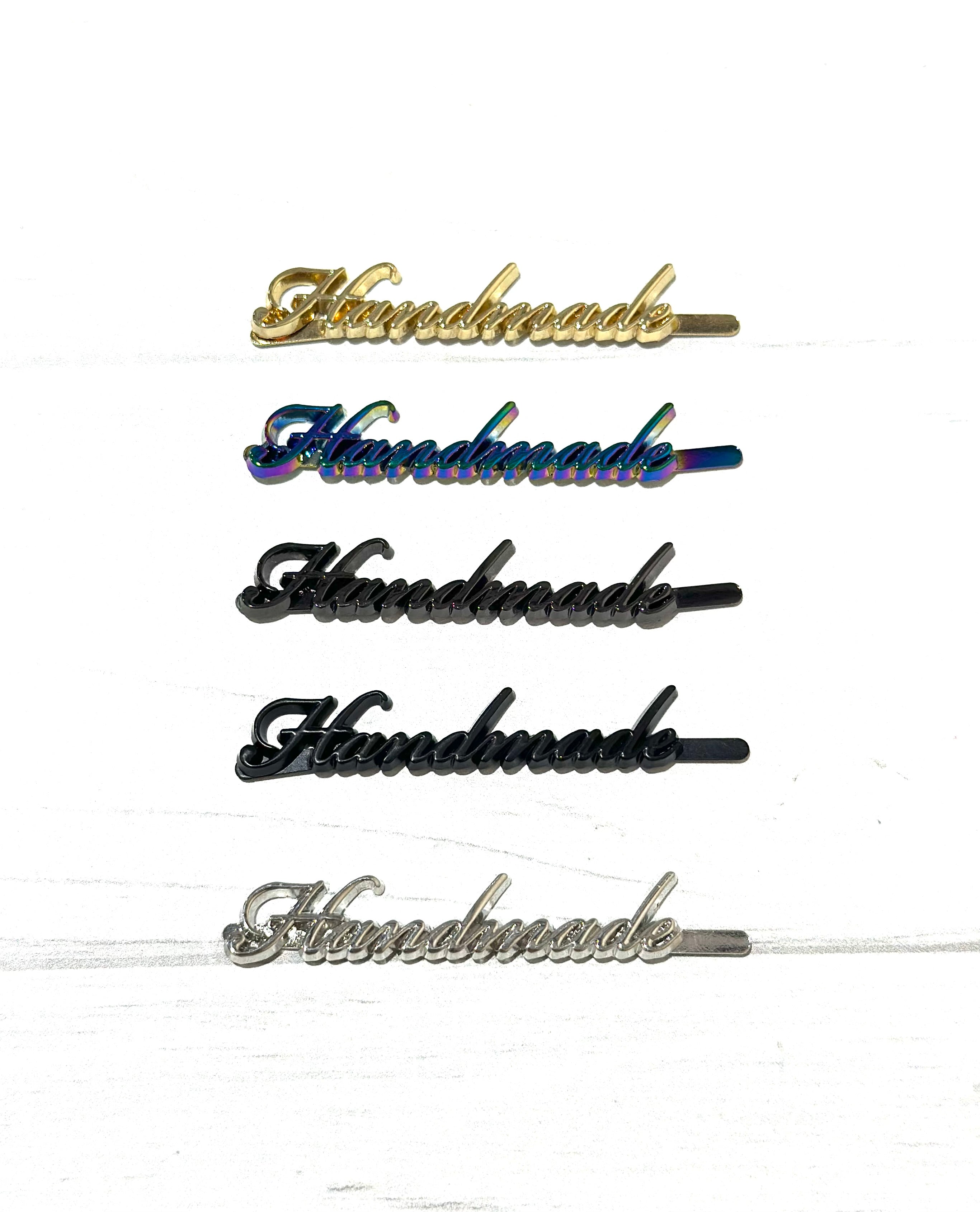 Script “Handmade” Label