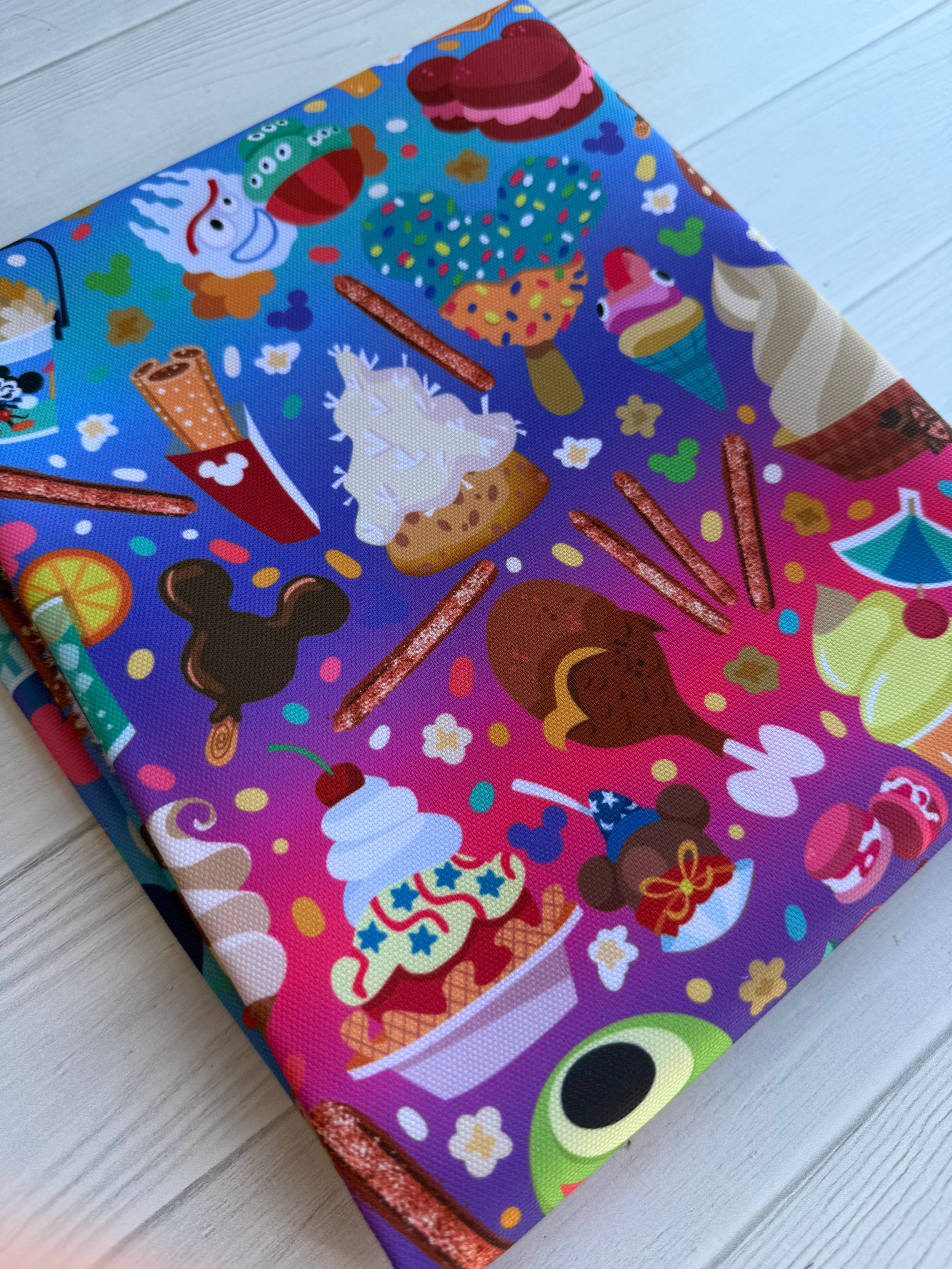 Sherbet Snack Time  Waterproof Canvas