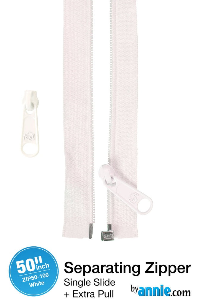 By Annie 50” Separating Zippers with Extra Pull