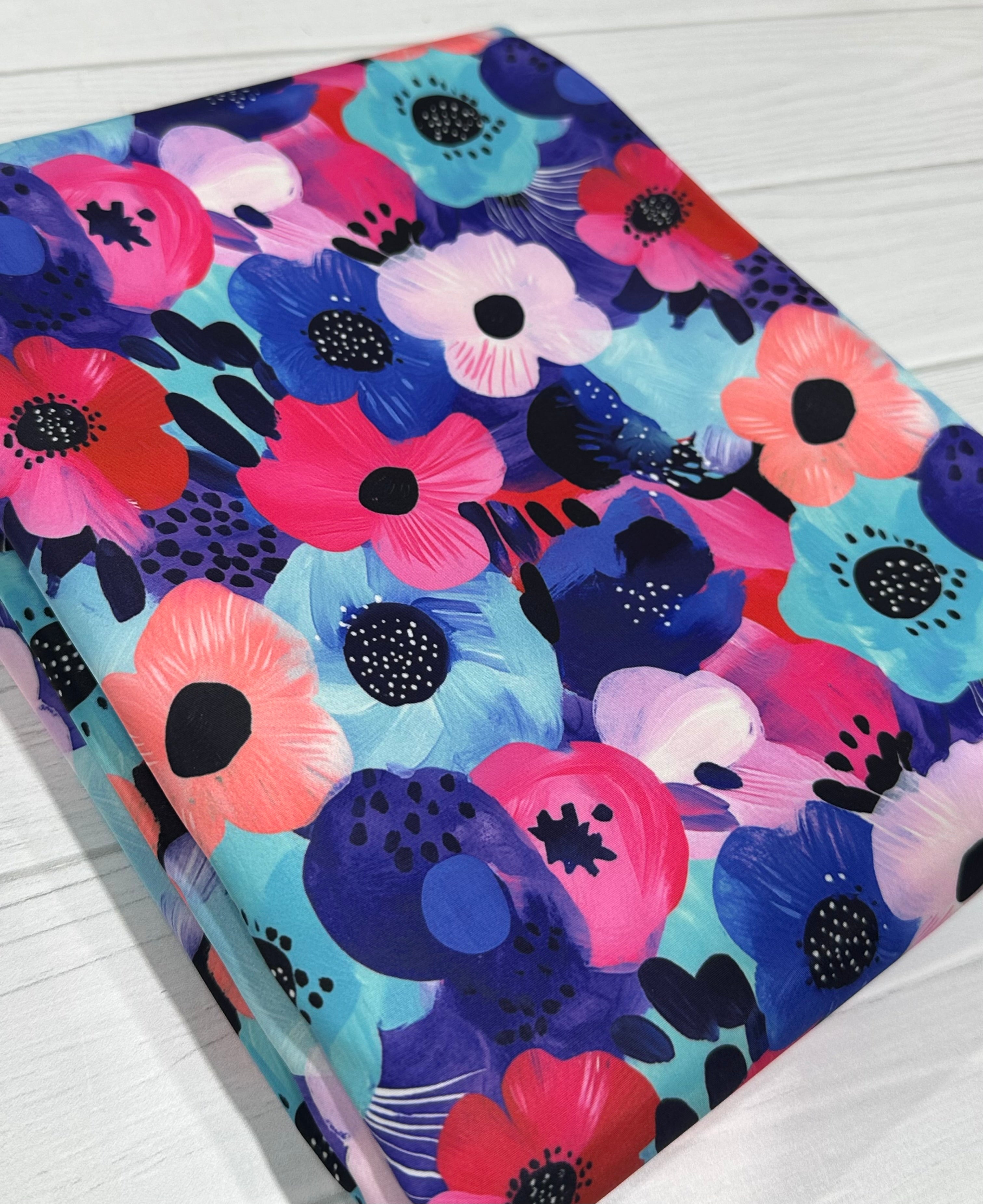 Lucy Floral Lux Bonded Poly/Nylon