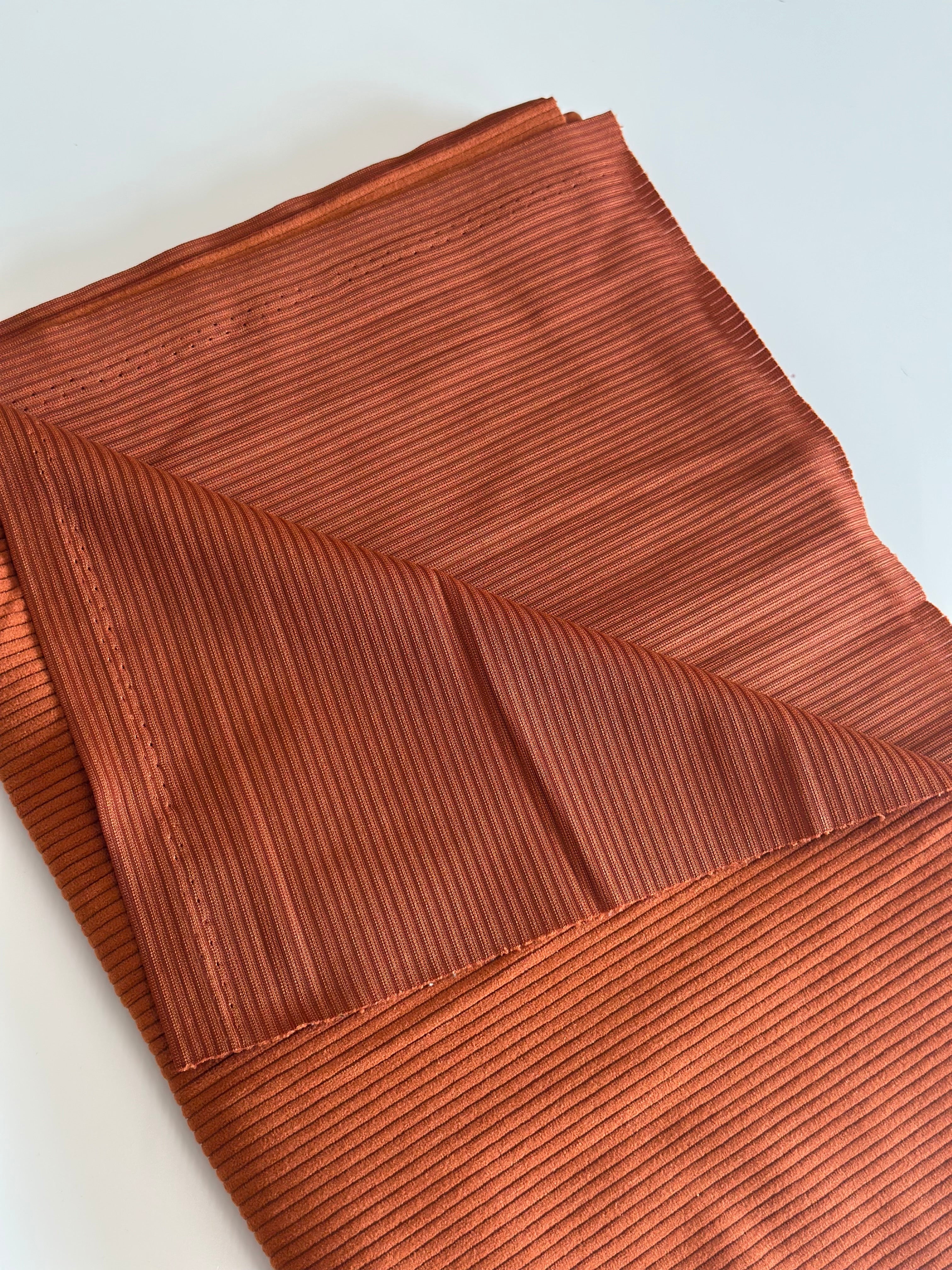 Pumpkin Spice Corduroy | Poly Cotton | By the Yard