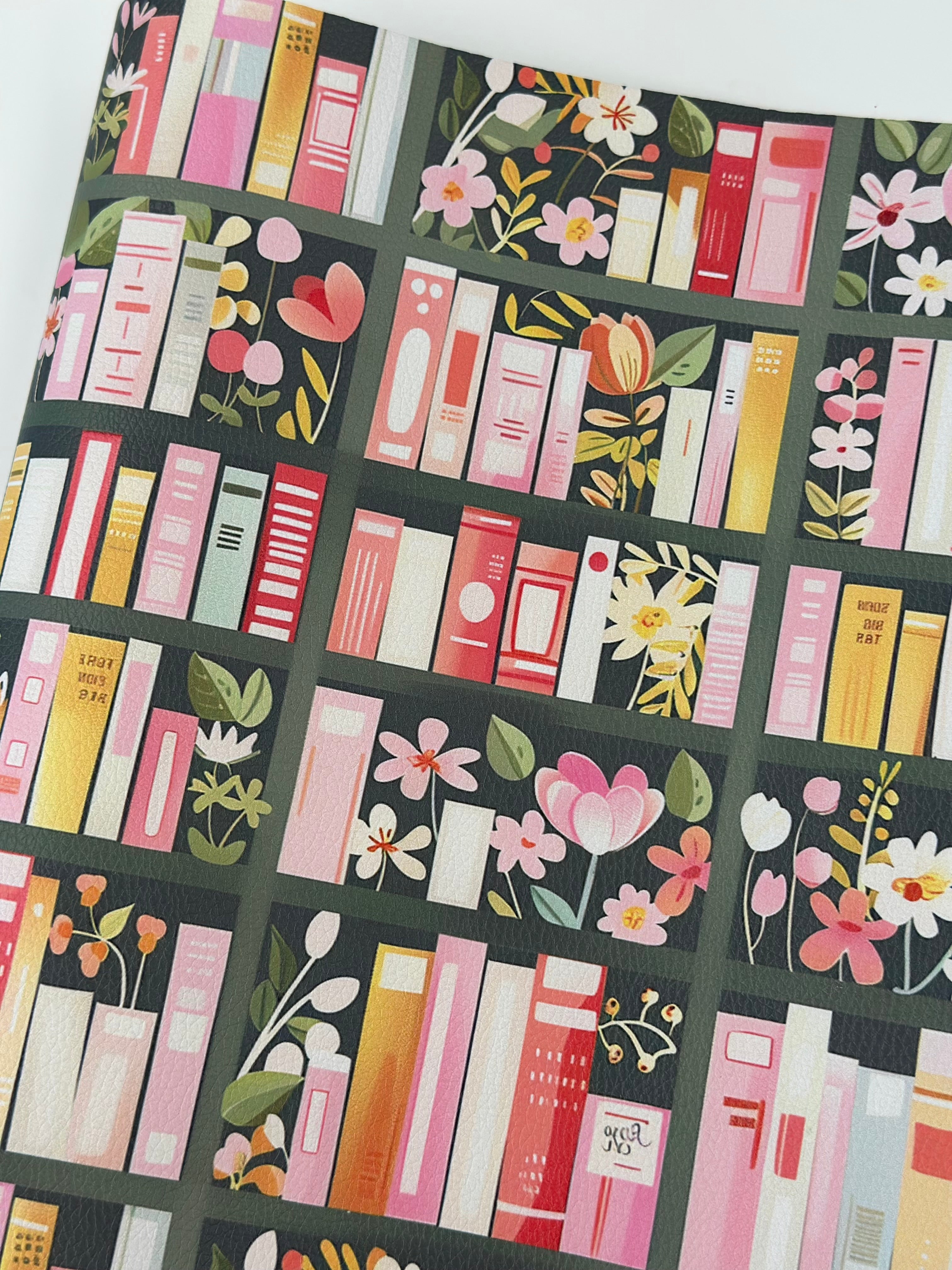 Secret Garden Bookshelf Pebble Vinyl