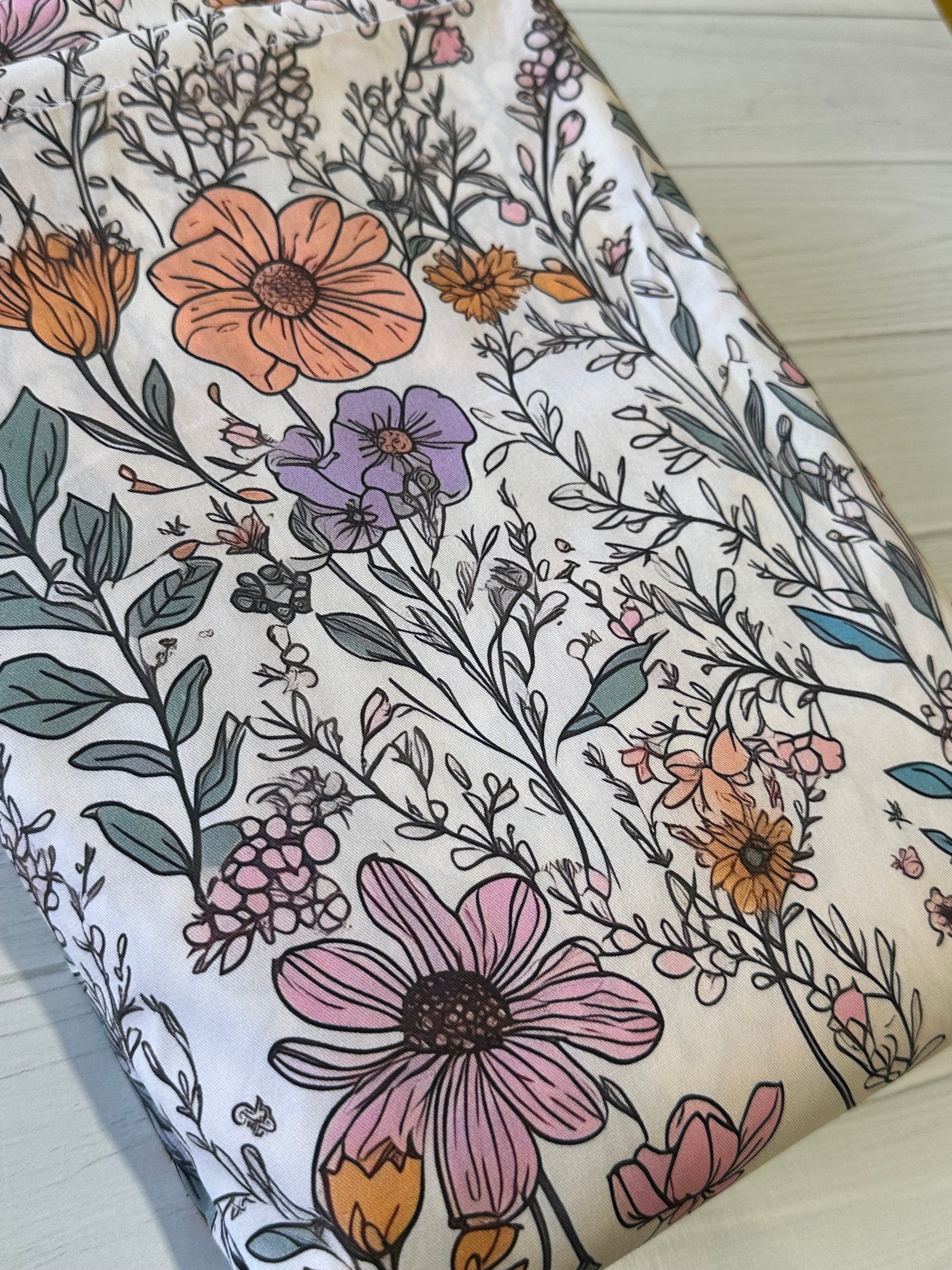 Muted Wildflower 100% Cotton Woven (larger scale)