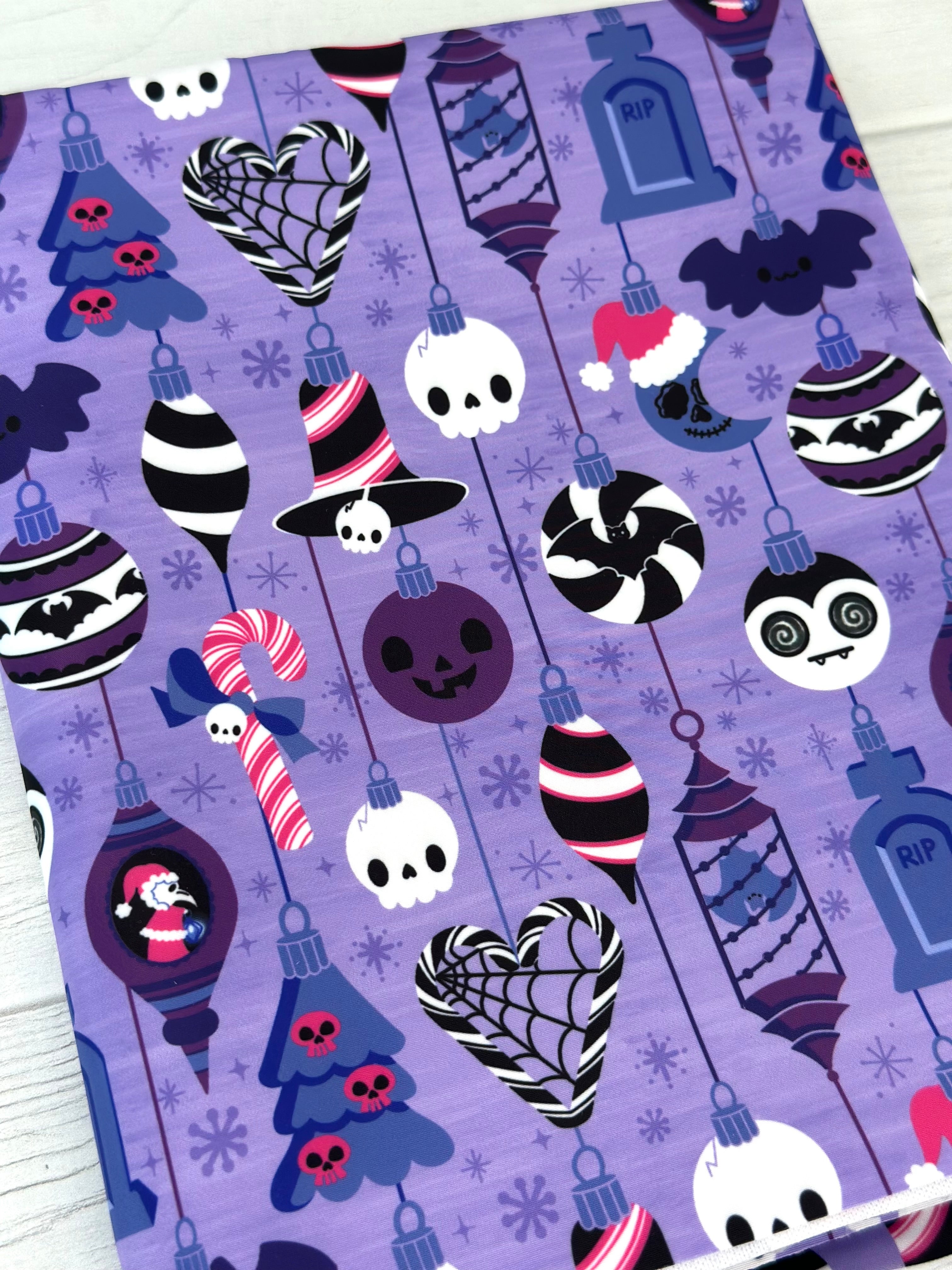 Lavender Spooky Ornaments Lux Bonded Poly/Nylon