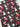 Red and Black Christmas Creeps Lux Bonded Poly/Nylon