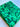 Pixels - Grass Green   Waterproof Canvas