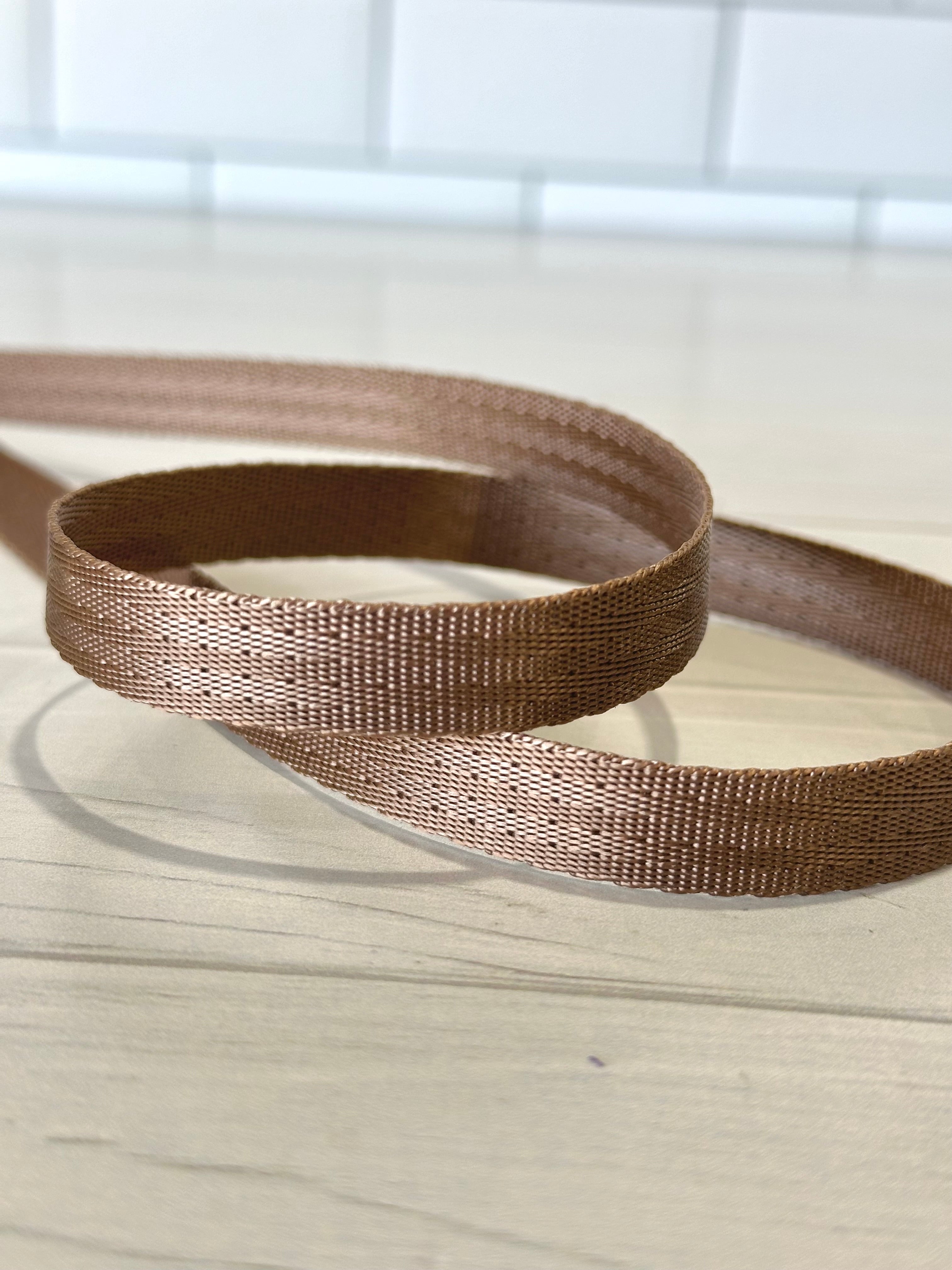 Latté 1/2” Seatbelt Webbing