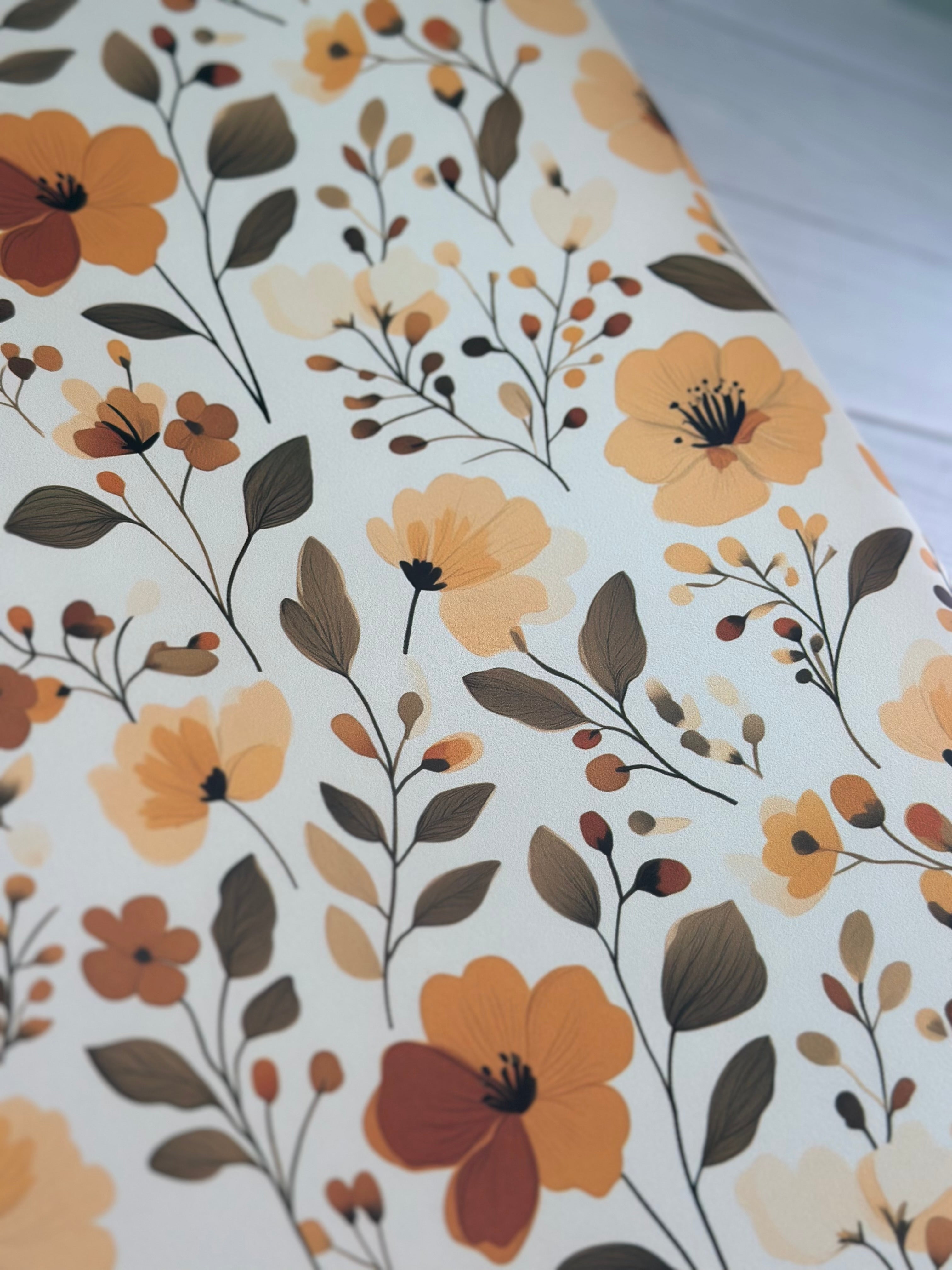 Ochre Blossoms Smooth vinyl