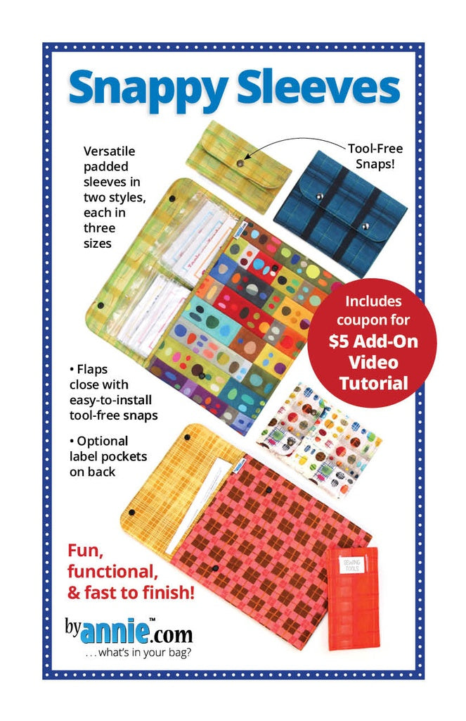 Snappy Sleeves by Annie Patterns