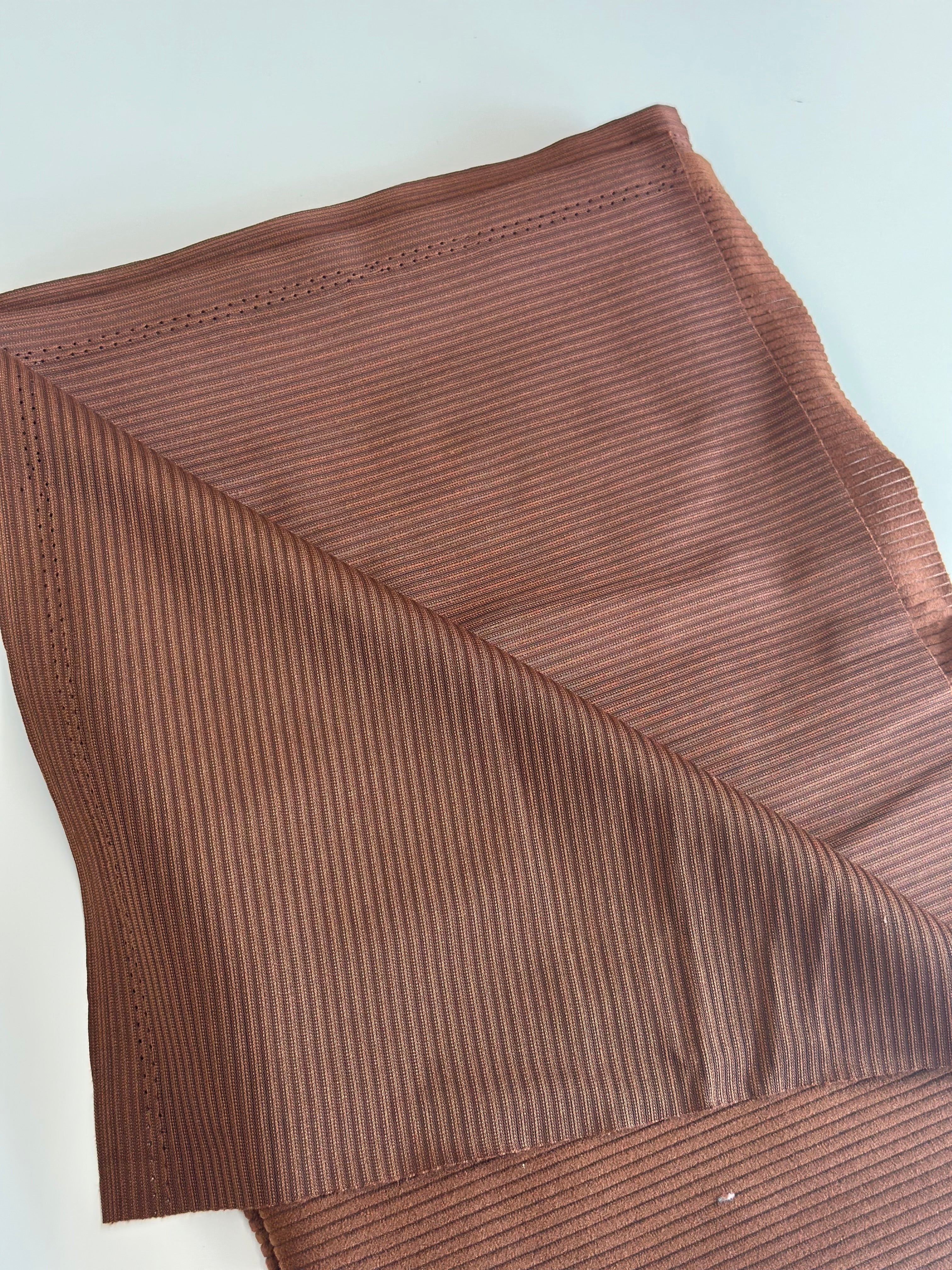 Chocolate Corduroy | Poly Cotton | By the Yard