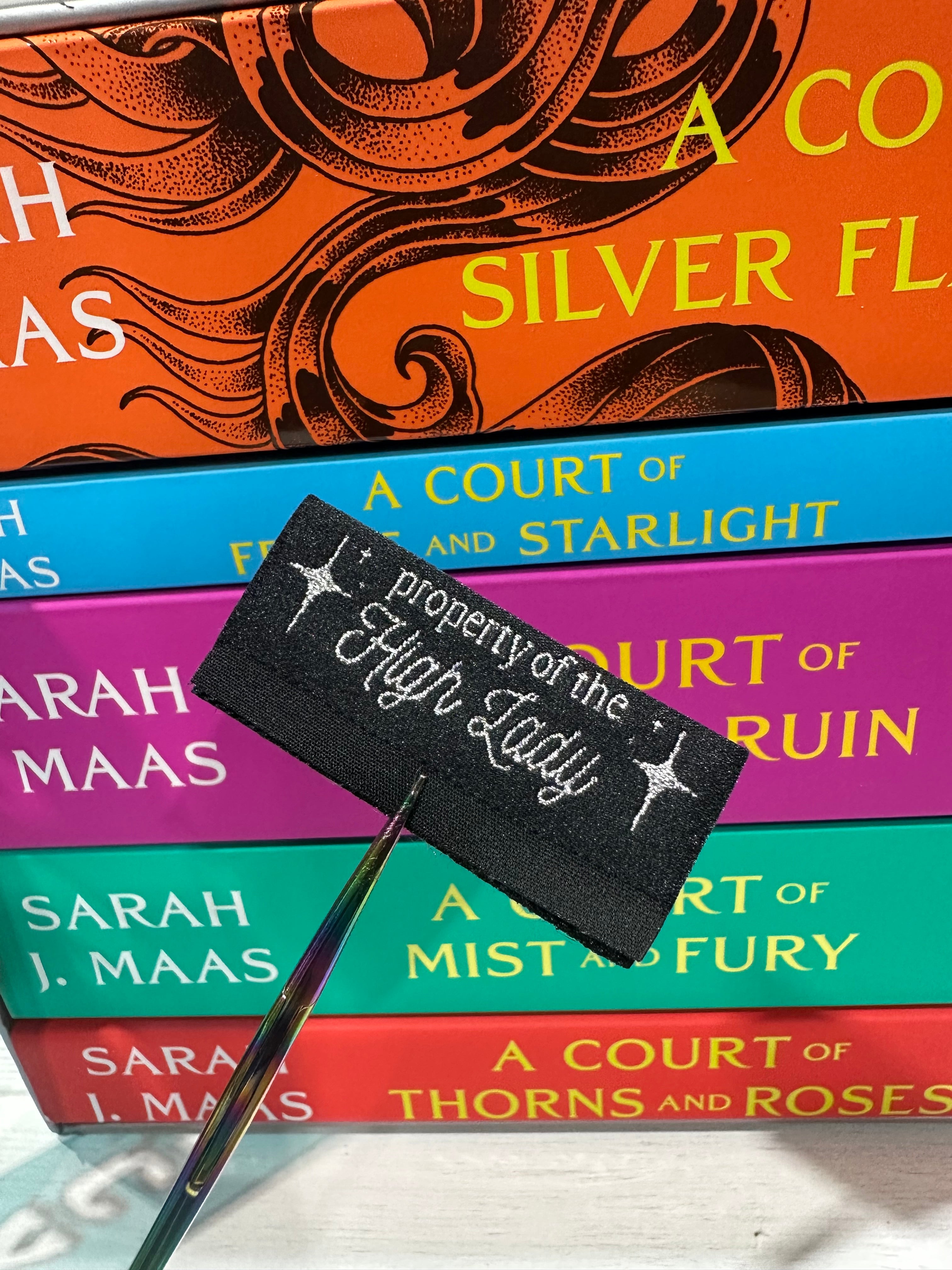 ACOTAR - High Lady Woven Tags / Labels