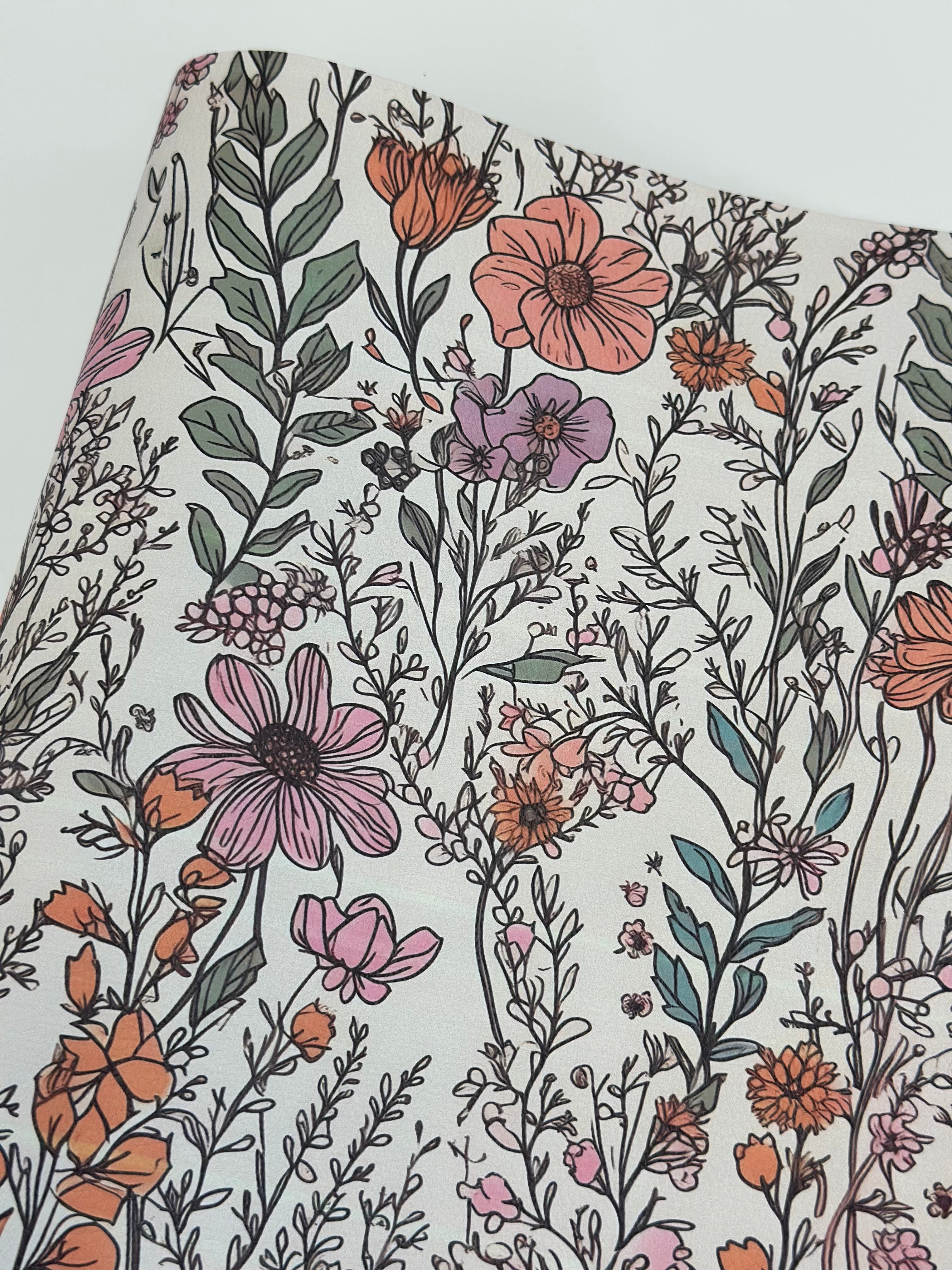 Muted Wildflower Pebble Vinyl