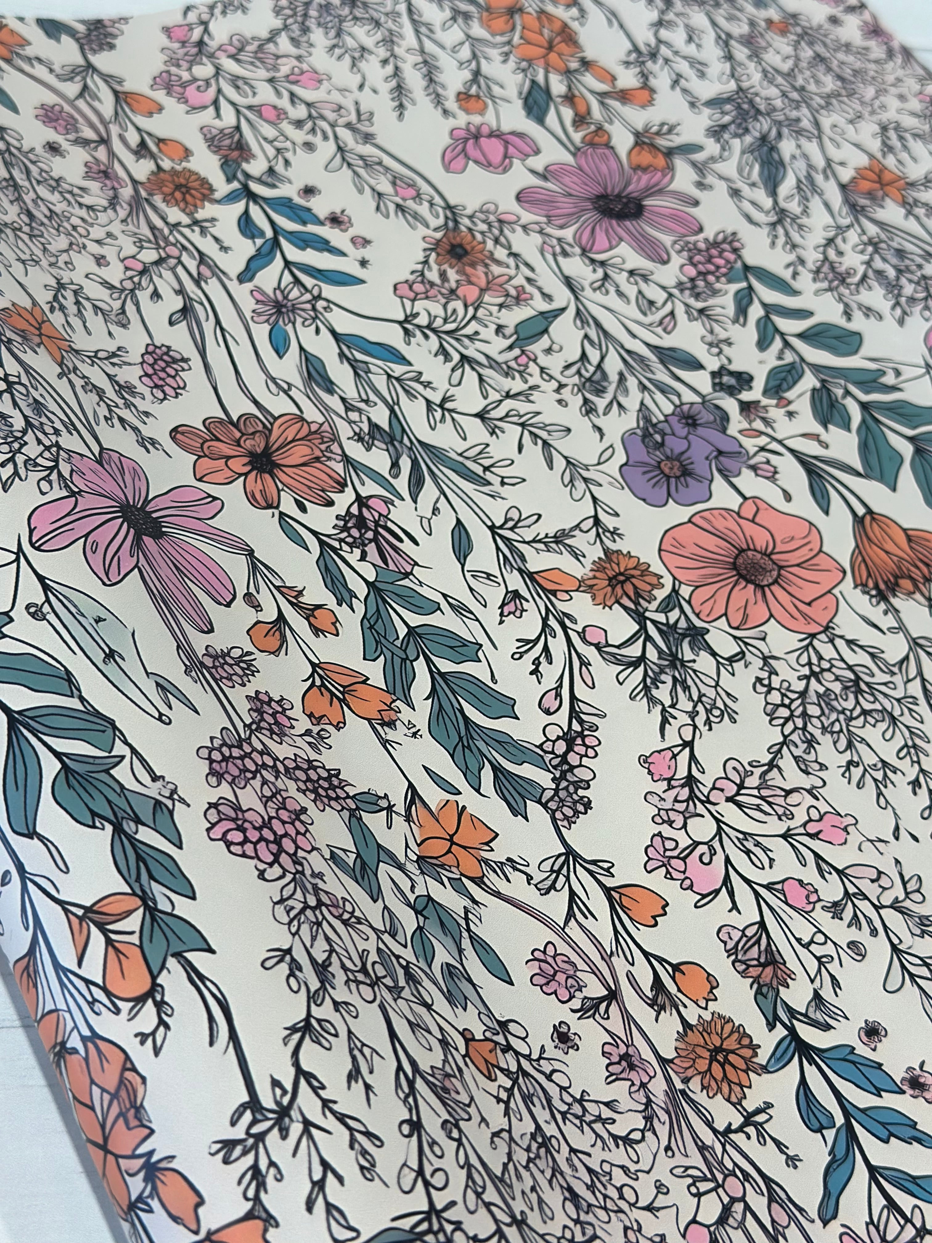Muted Wildflower Smooth vinyl
