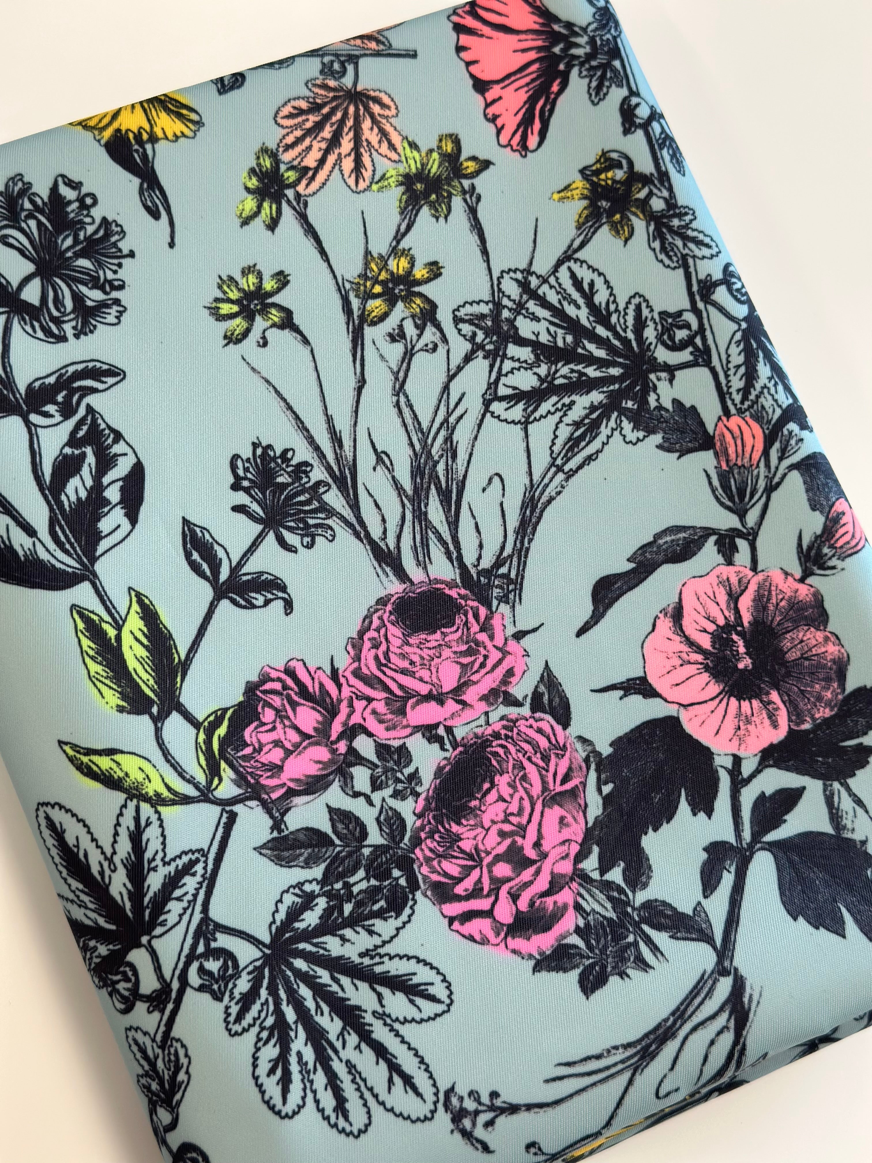 Powder Vintage Floral Lux Bonded Nylon