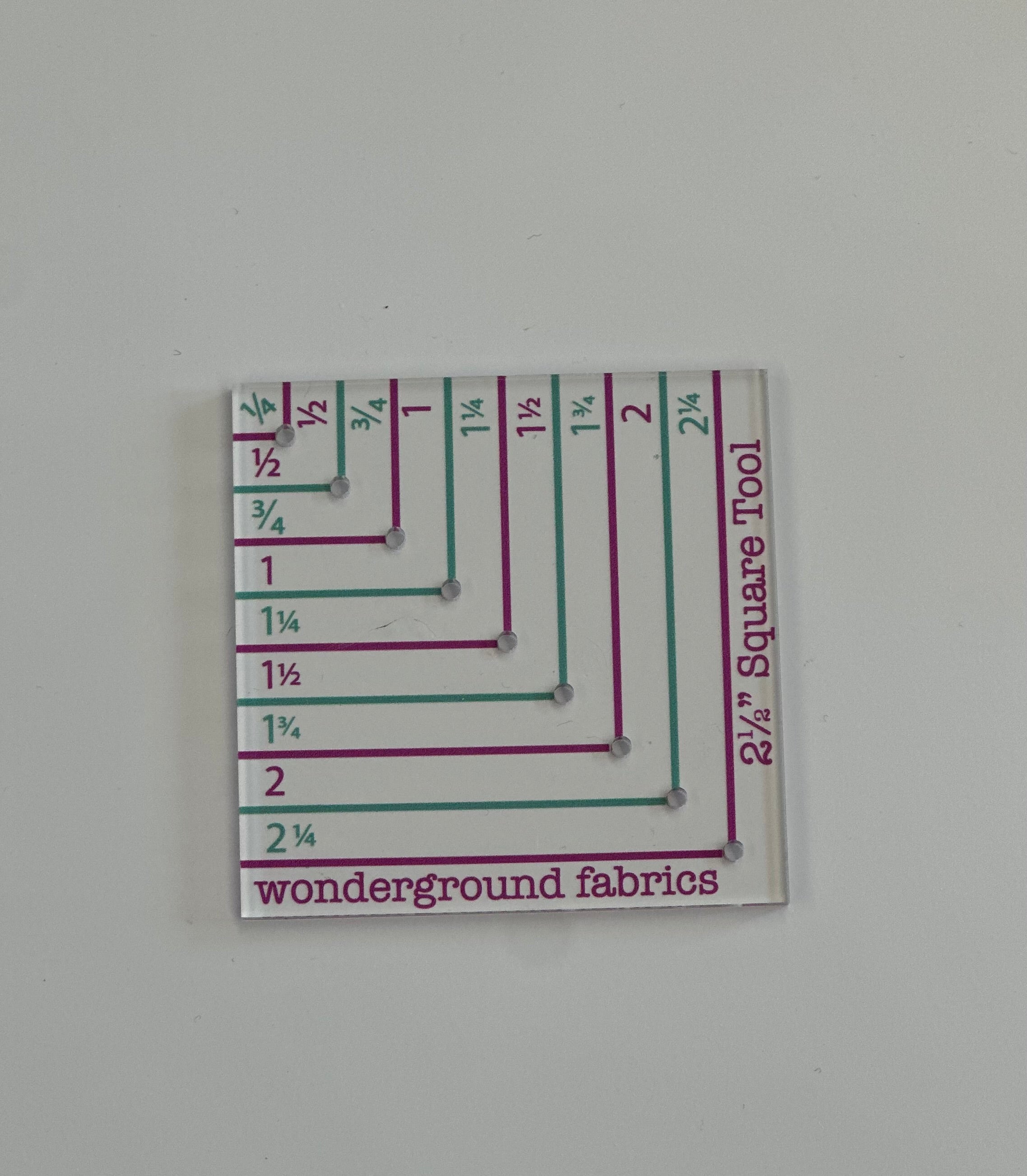 Wonderground 2.5” Boxed corner Tool