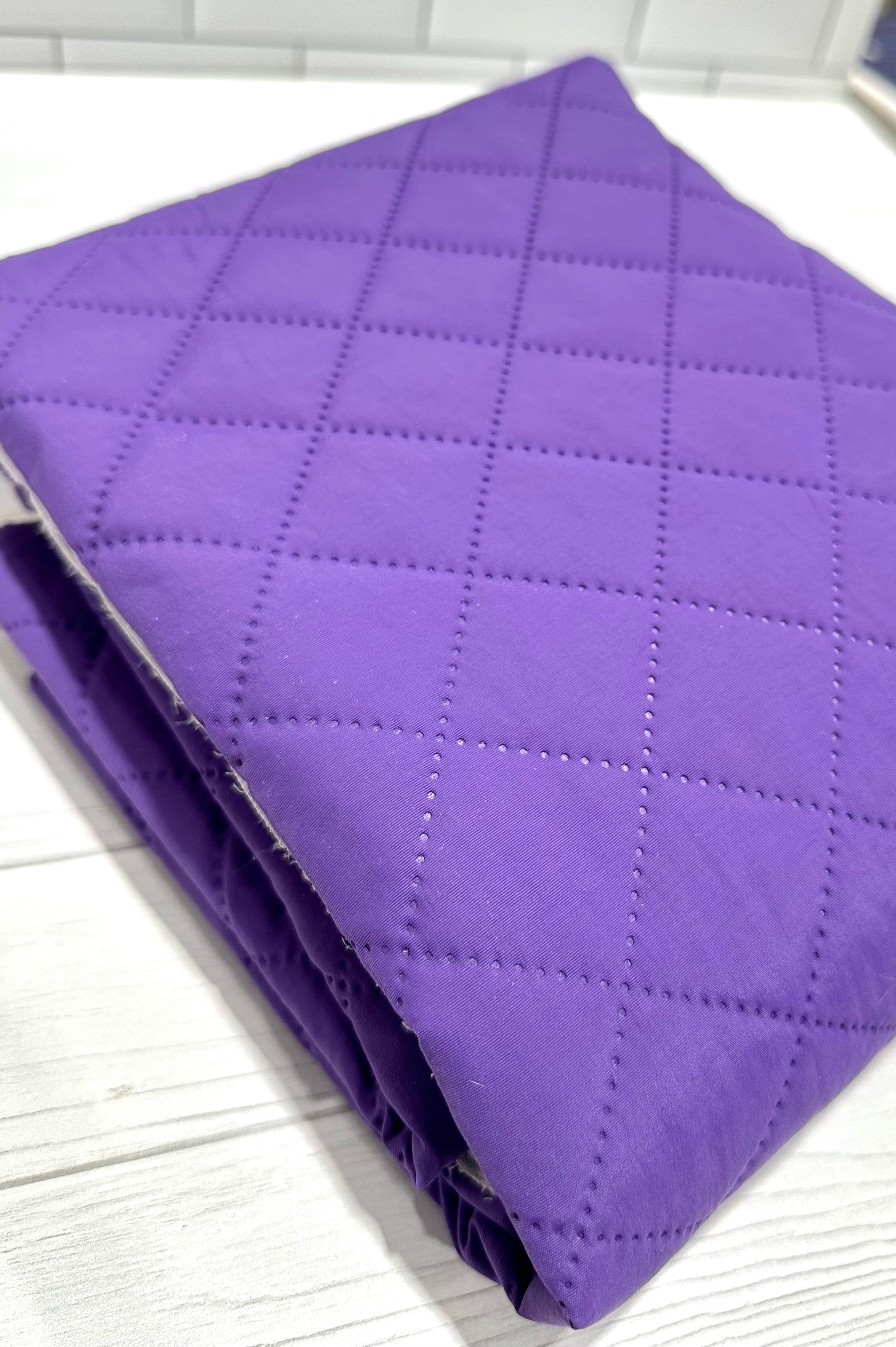 Purple Prequilted Poly/Nylon