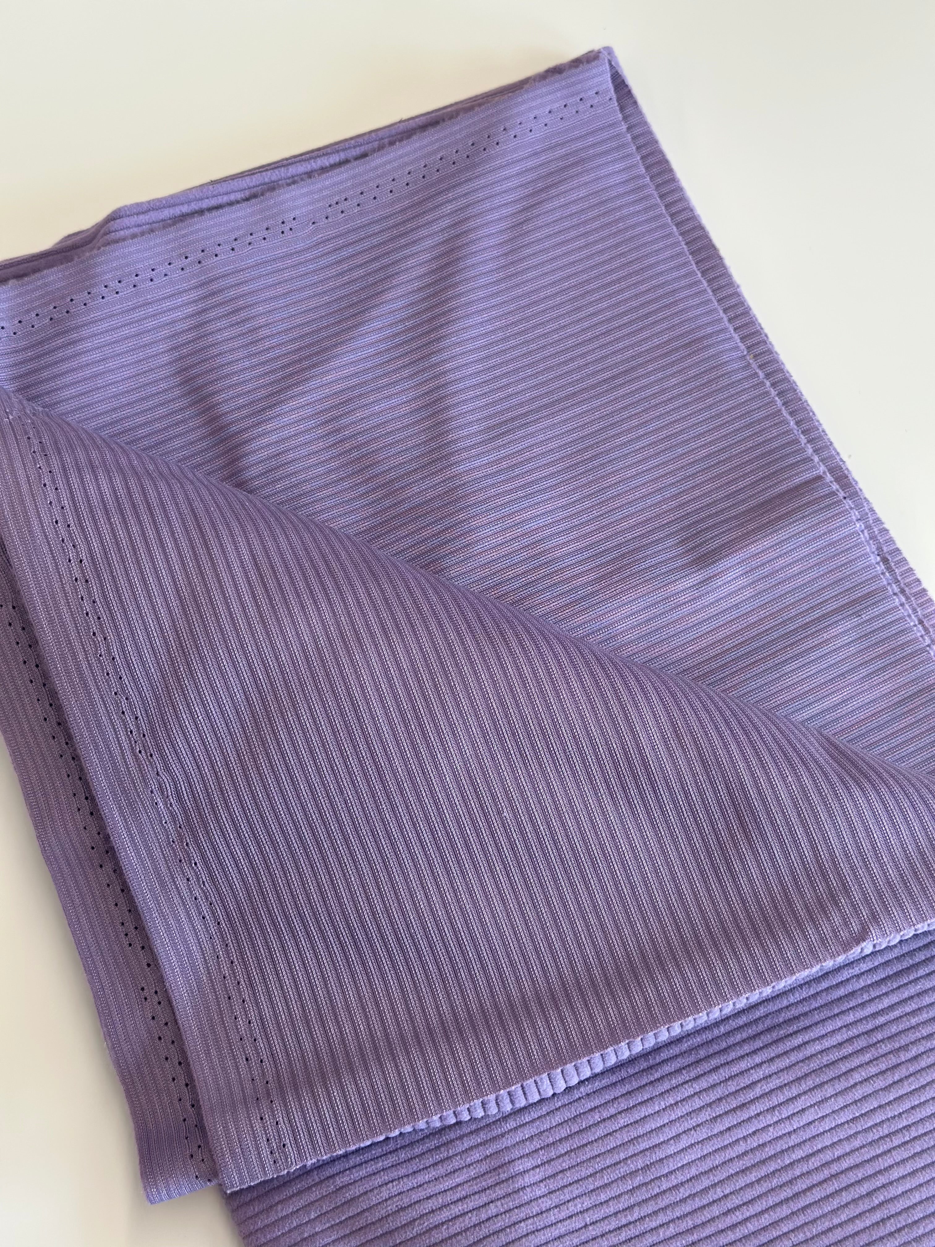 Lavender Corduroy | Poly Cotton | By the Yard
