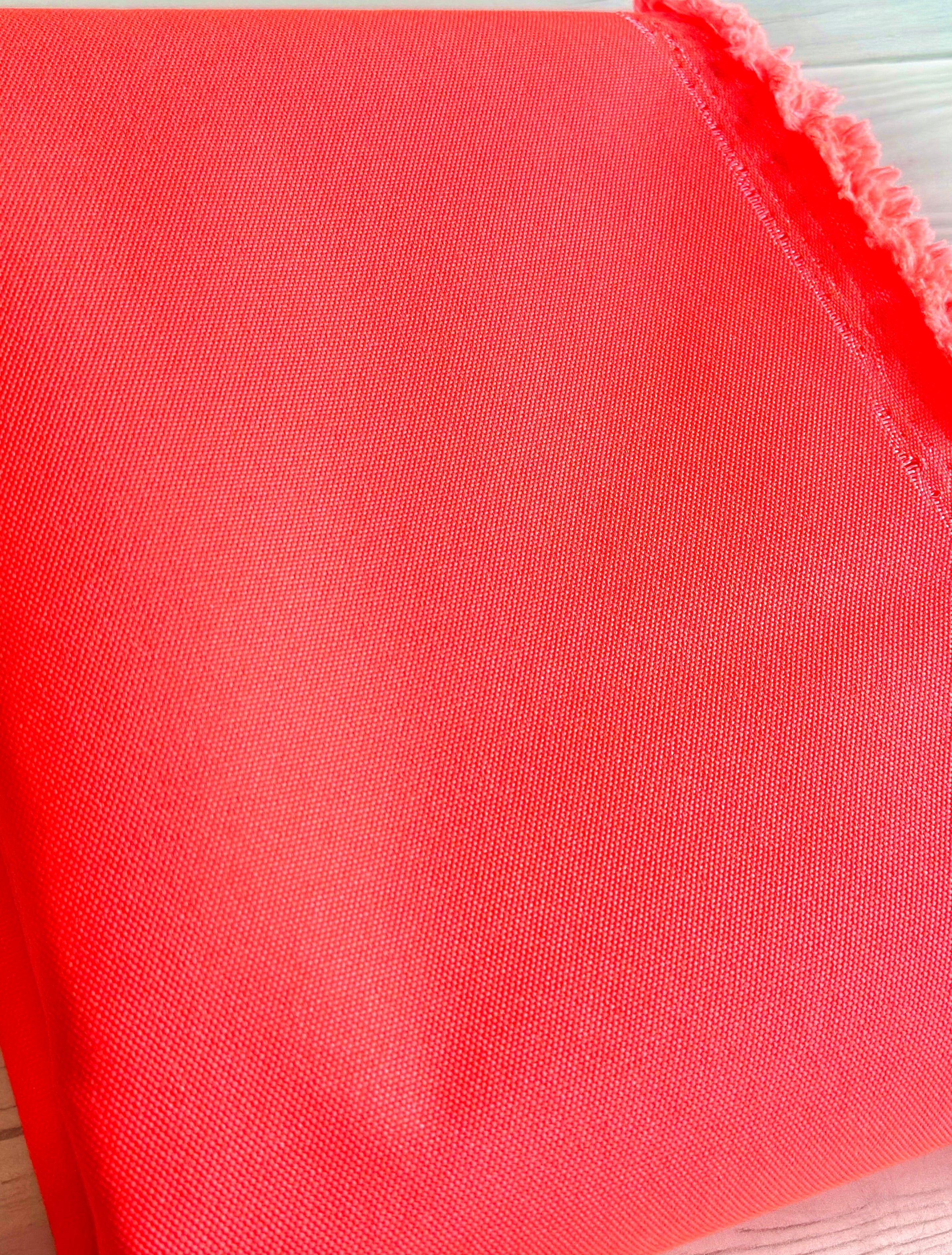 Neon Coral Waterproof Canvas