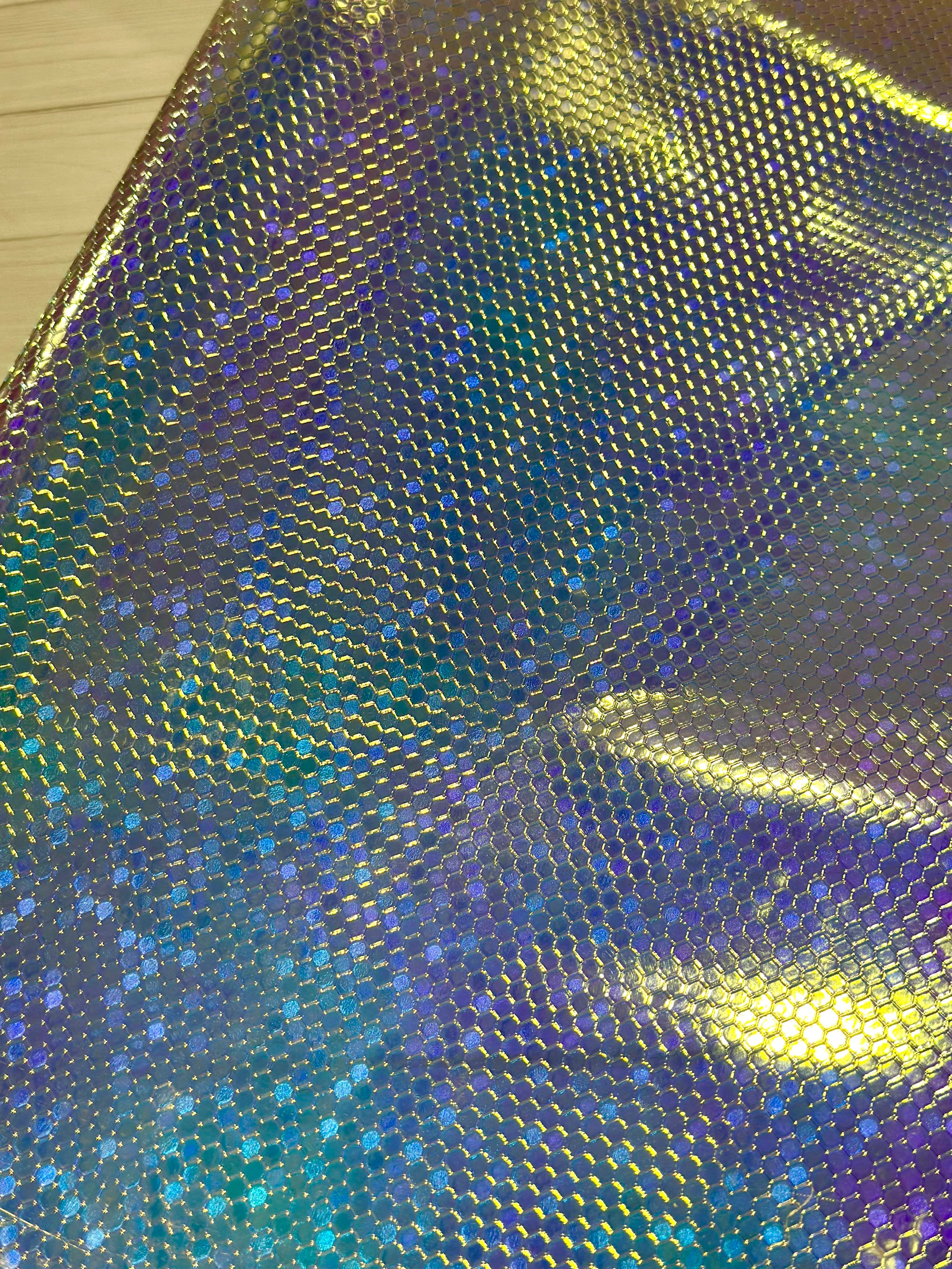 Transparent Holographic Honeycomb Vinyl