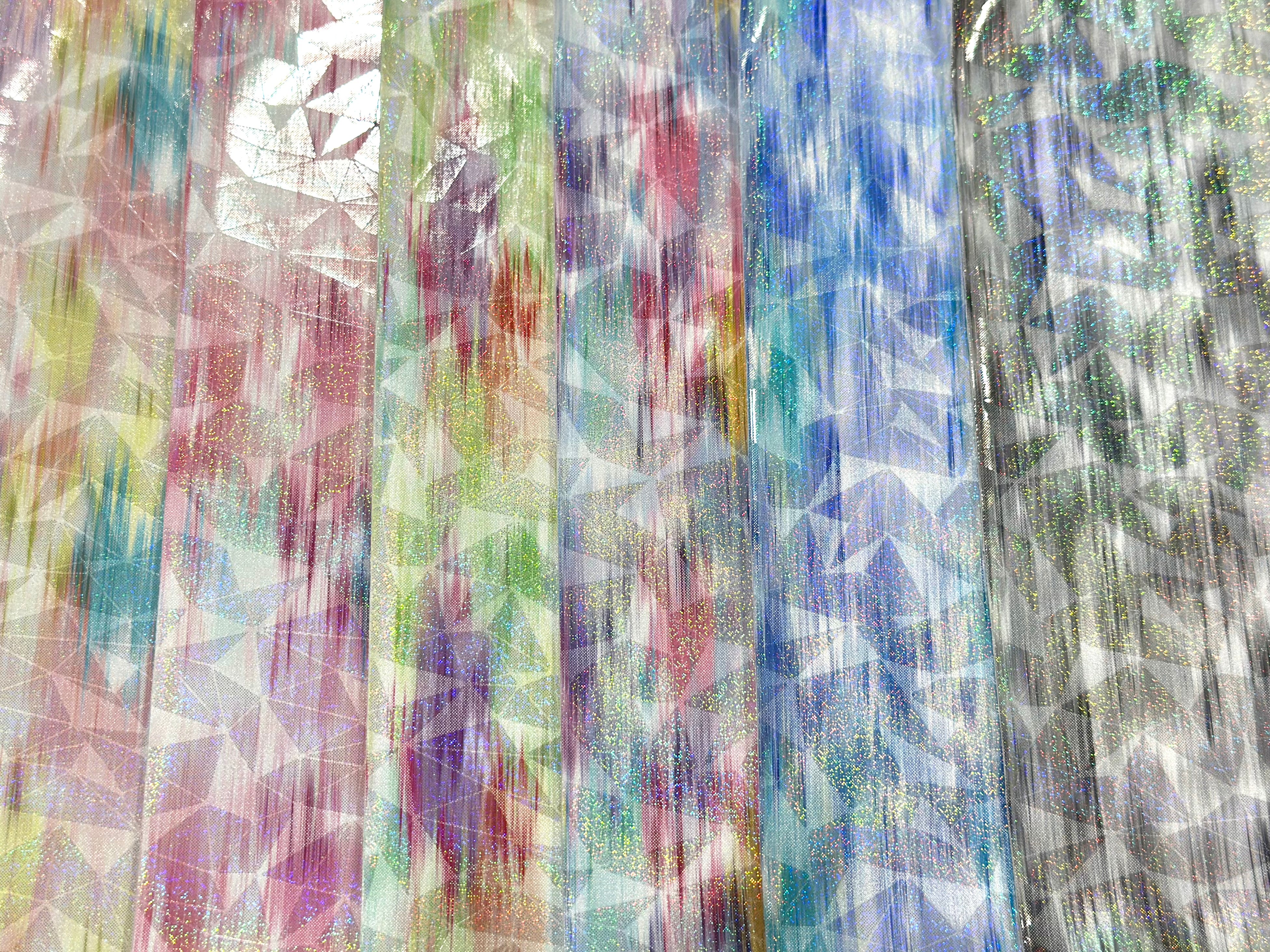 Geometric Holographic Watercolor Vinyl Variety Pack (8x11 sheets)