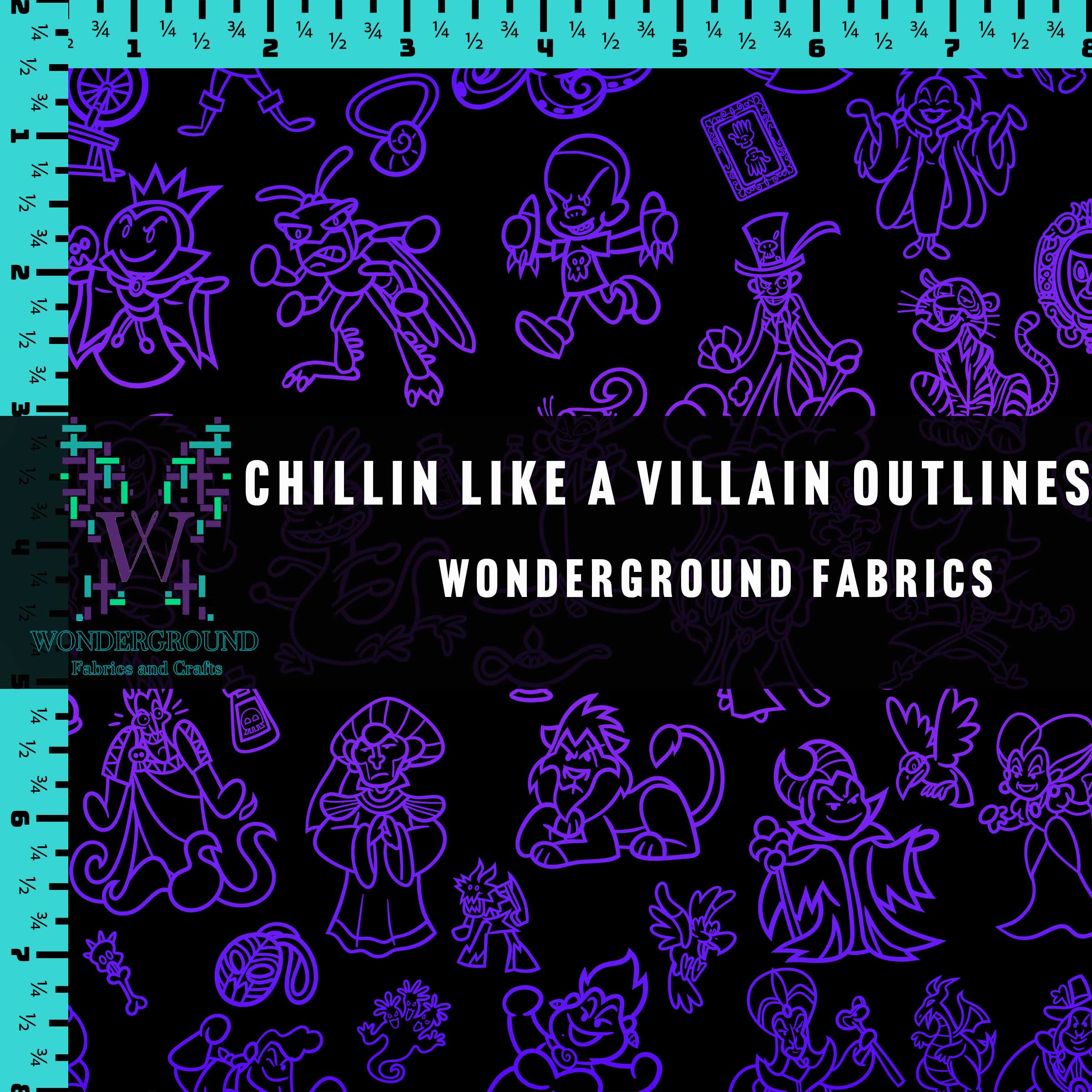 Chillin Like A Villain Outlines - PREORDER (Closes 2/7) - Delivery Date (End of March)