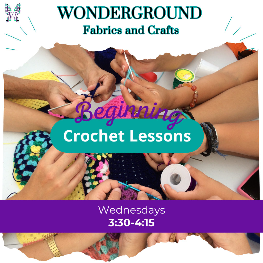 Beginner Crochet Lessons! Ages 8 and up