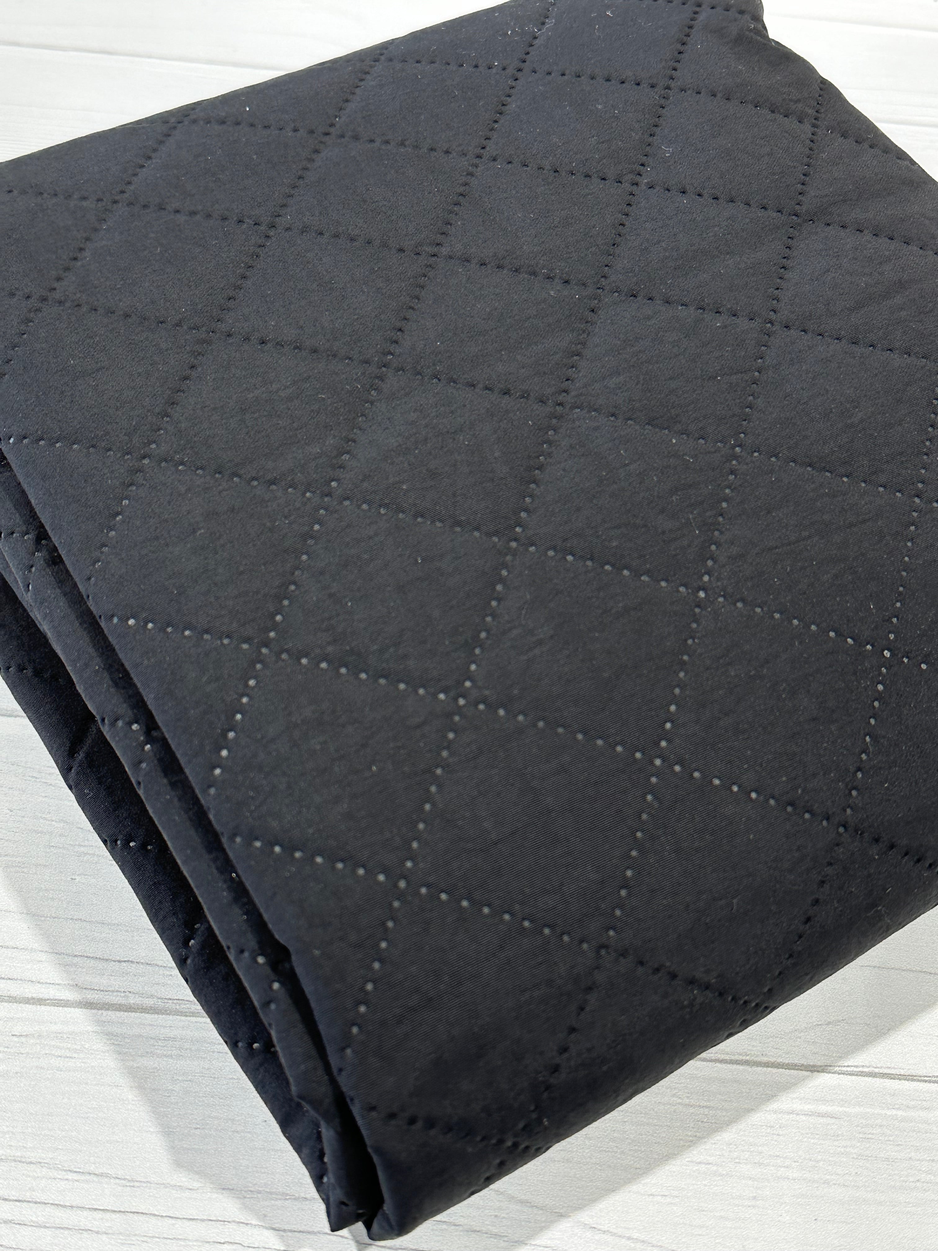 Black Prequilted Poly/Nylon