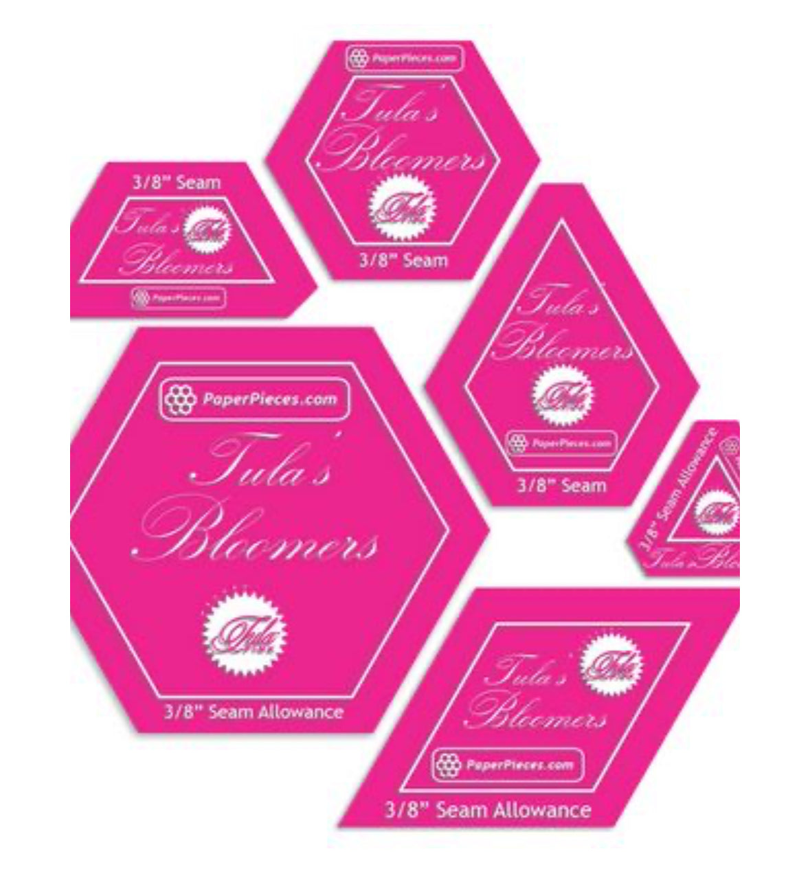 Bloomers Acrylic Fabric Cutting Template