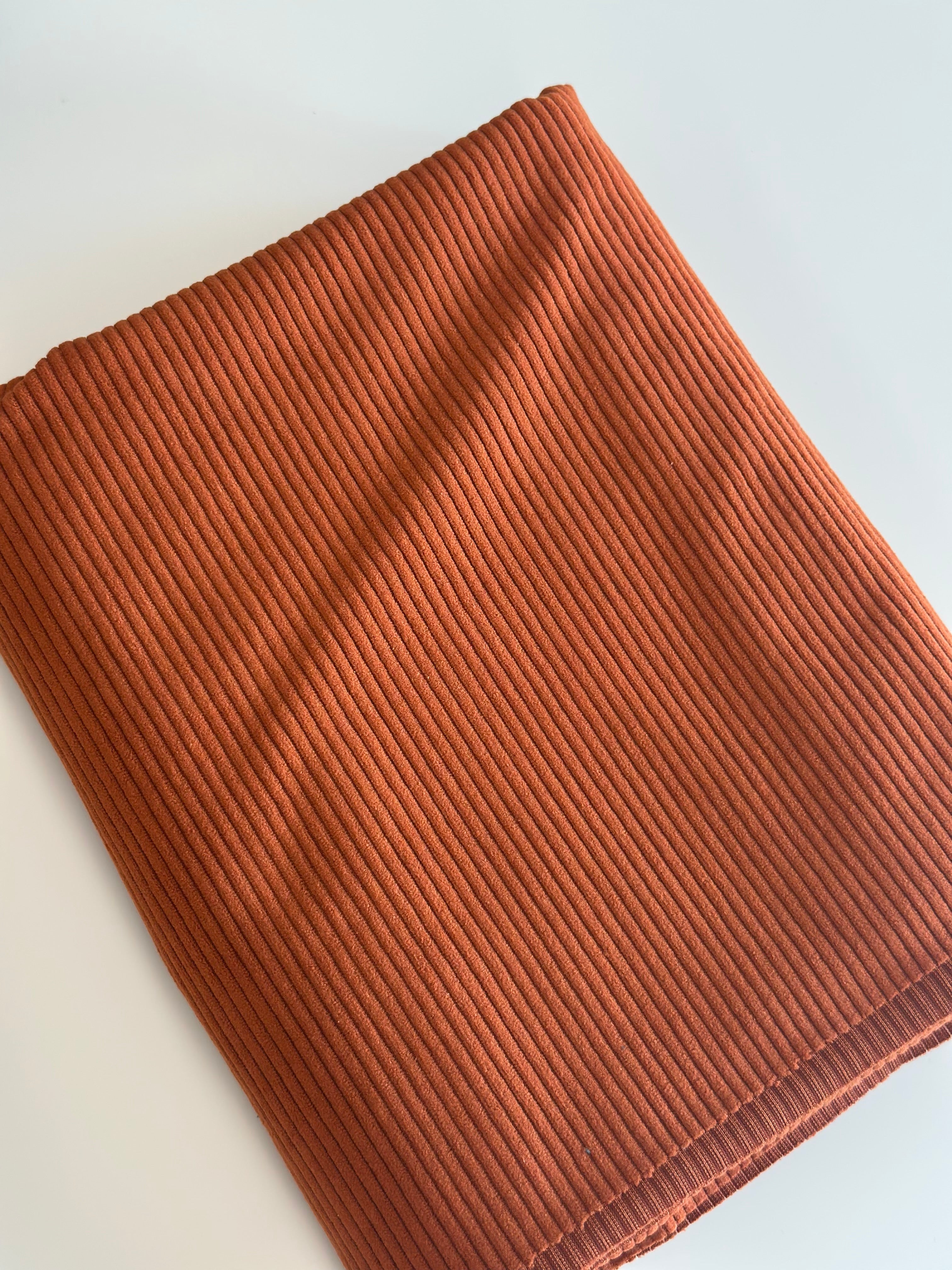 Pumpkin Spice Corduroy | Poly Cotton | By the Yard
