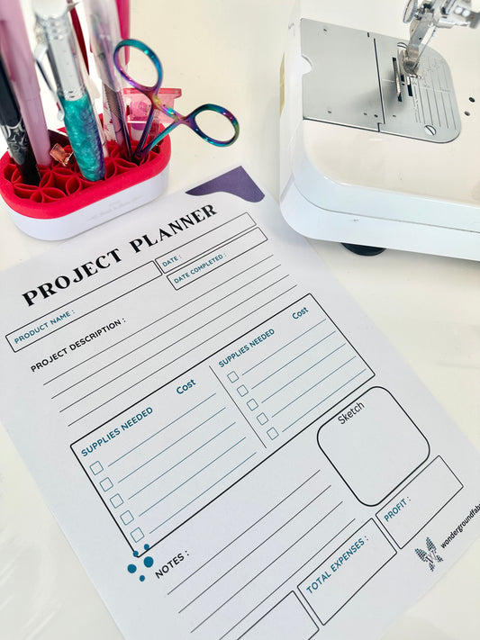Printable Project Planning Worksheet - Free with Purchase!