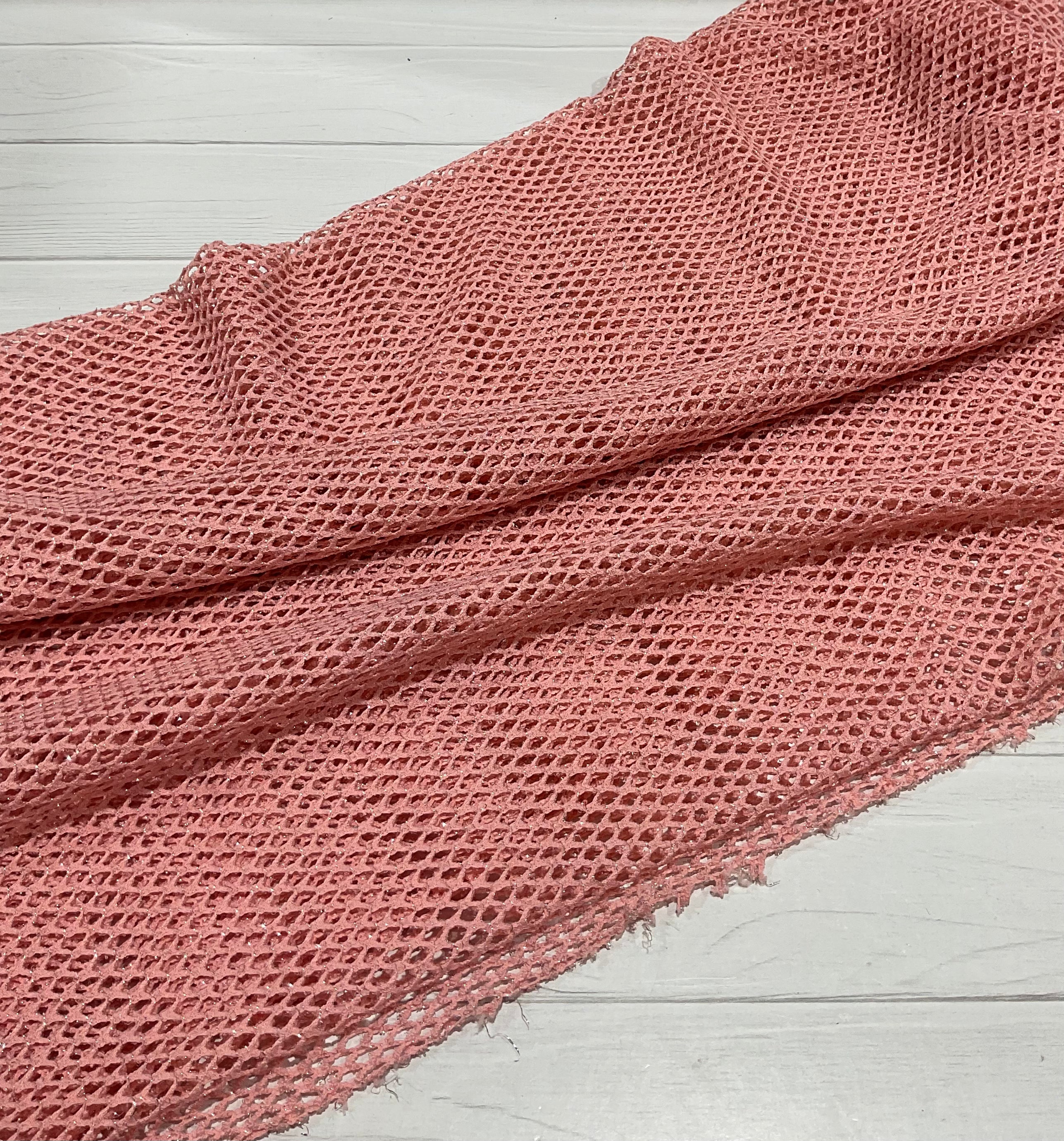 Mesh Fabric - Sparkle Pink