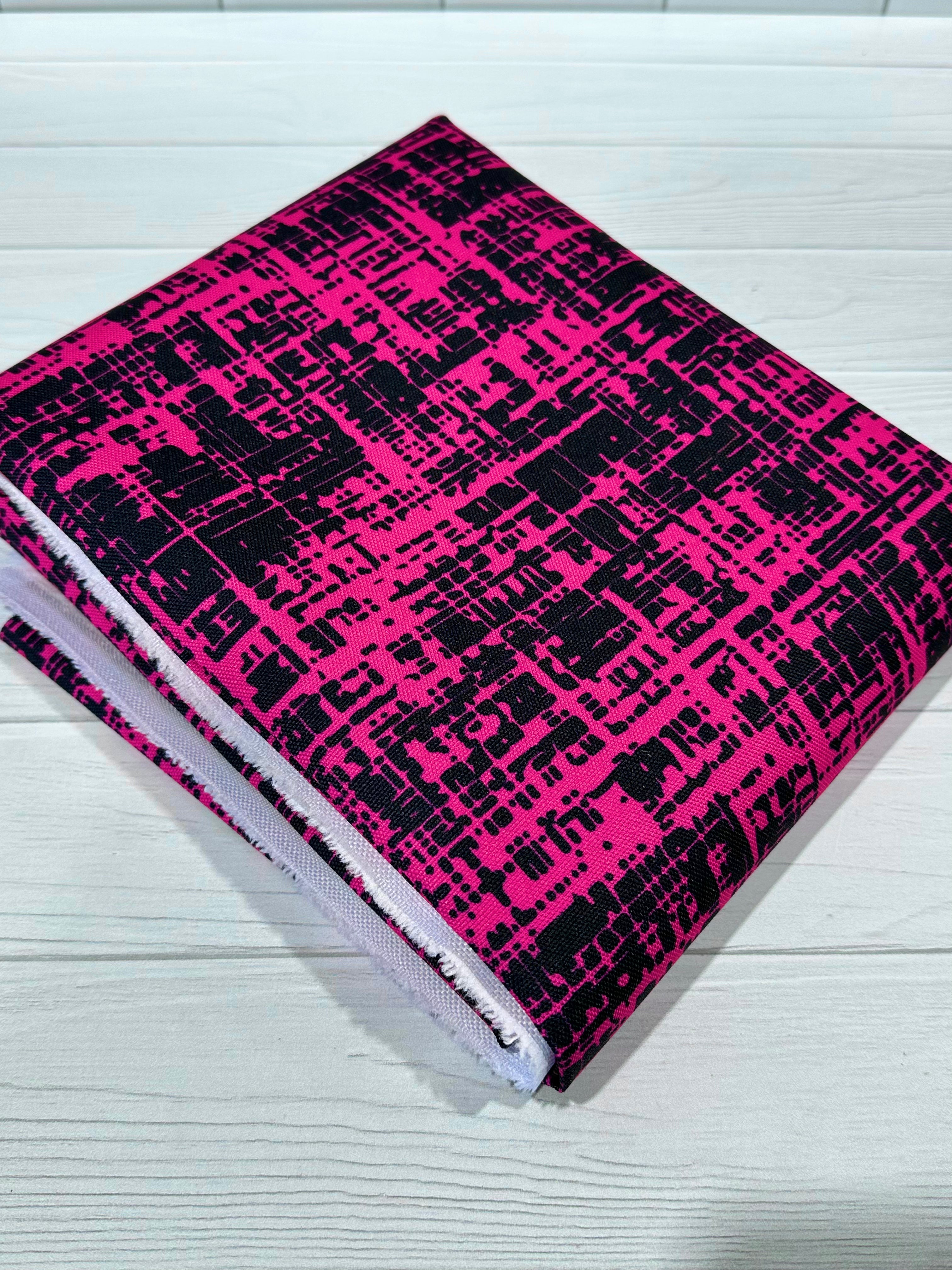 Hot Pink Grunge Waterproof Canvas