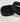 Black Zipper tape with forest green thread