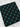 Lux Bonded Poly Nylon || Print || Black with Teal Starbursts
