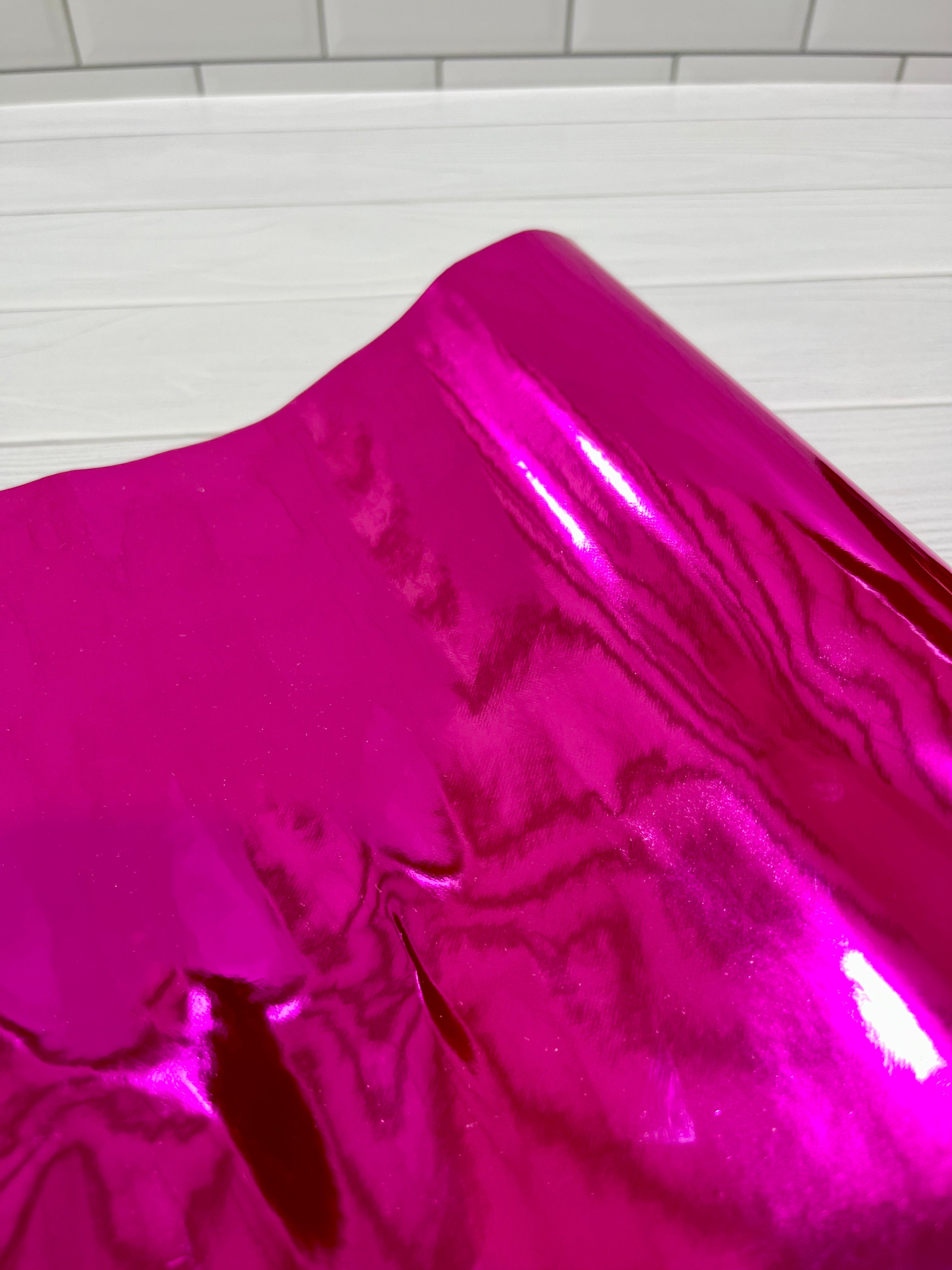 Hot Pink Metallic Mirror Vinyl