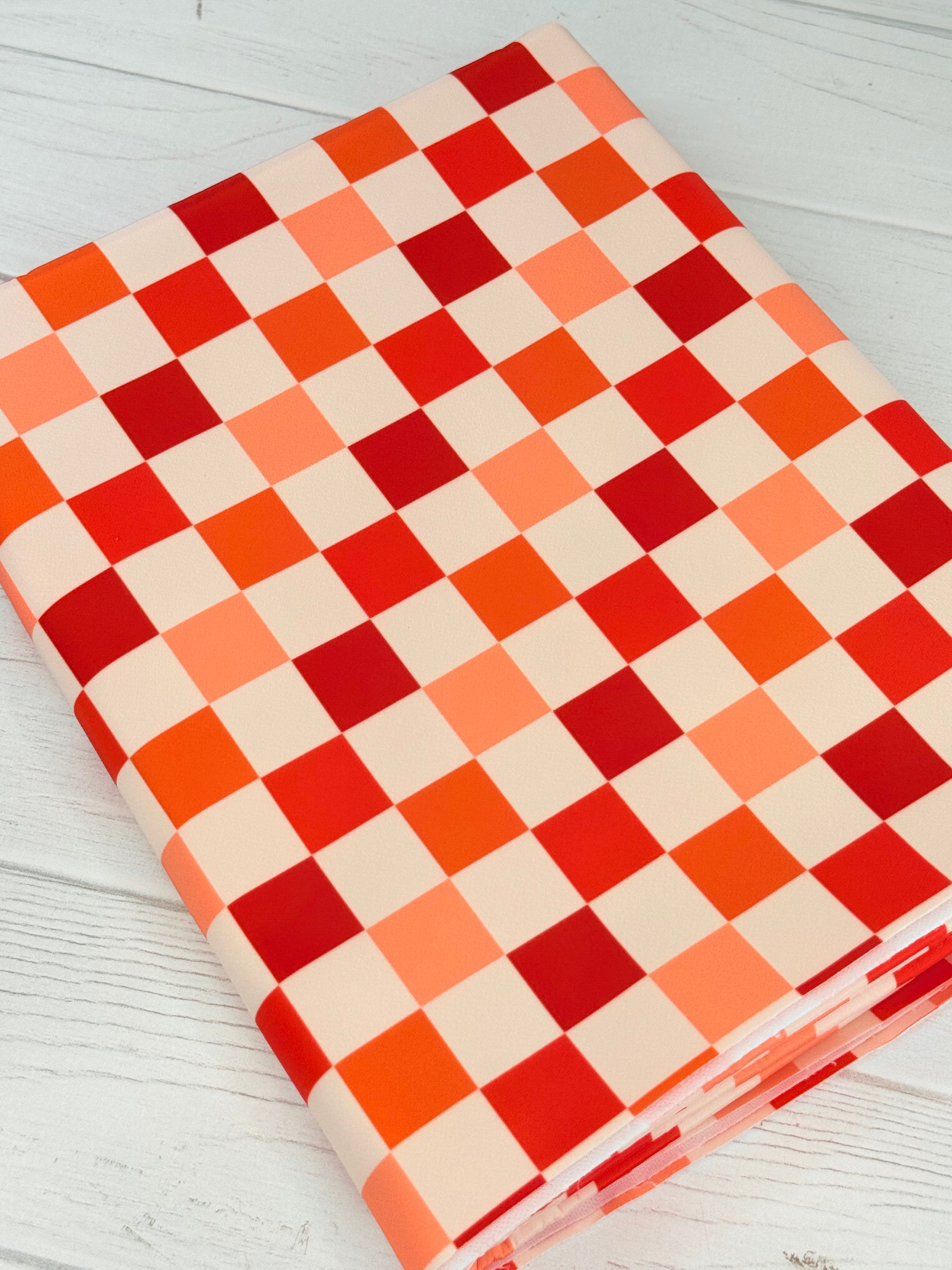 Autumn Check Lux Bonded Poly/Nylon