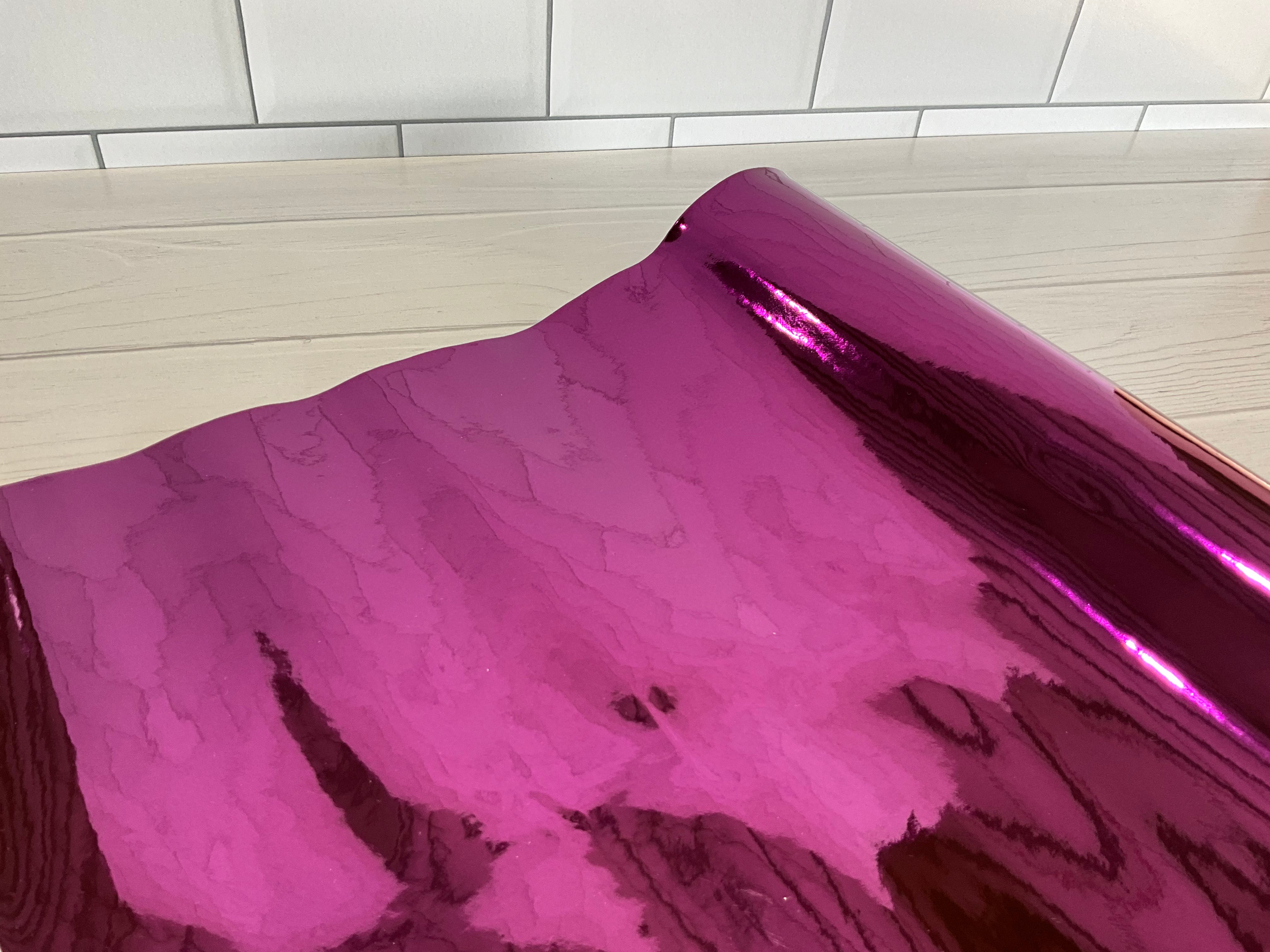 Dark Purple Metallic Mirror Vinyl