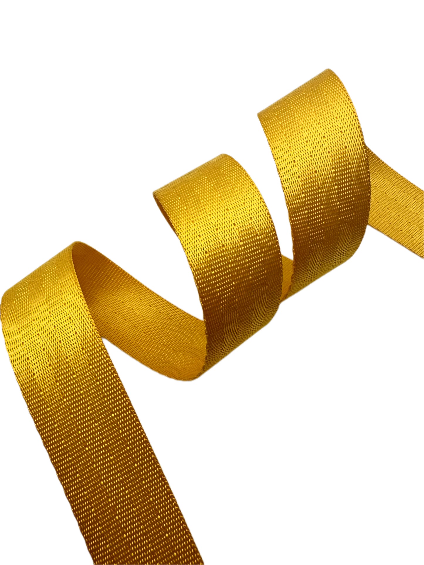 Yellow Gold 1” Seatbelt Webbing (by the yard)