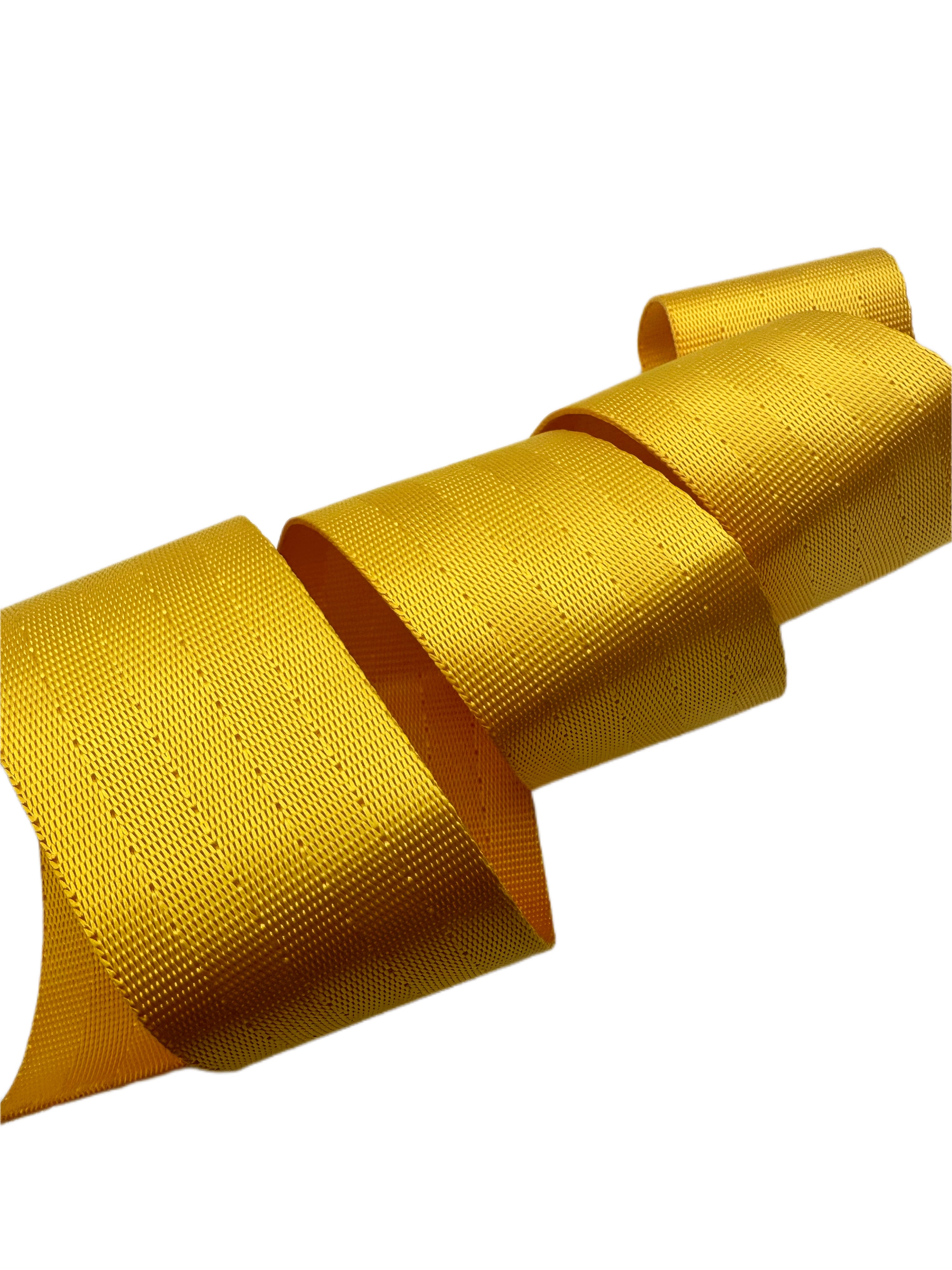 Yellow Gold 1.5” Seatbelt Webbing