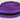 Grape Stripe with Black teeth Zipper Tape