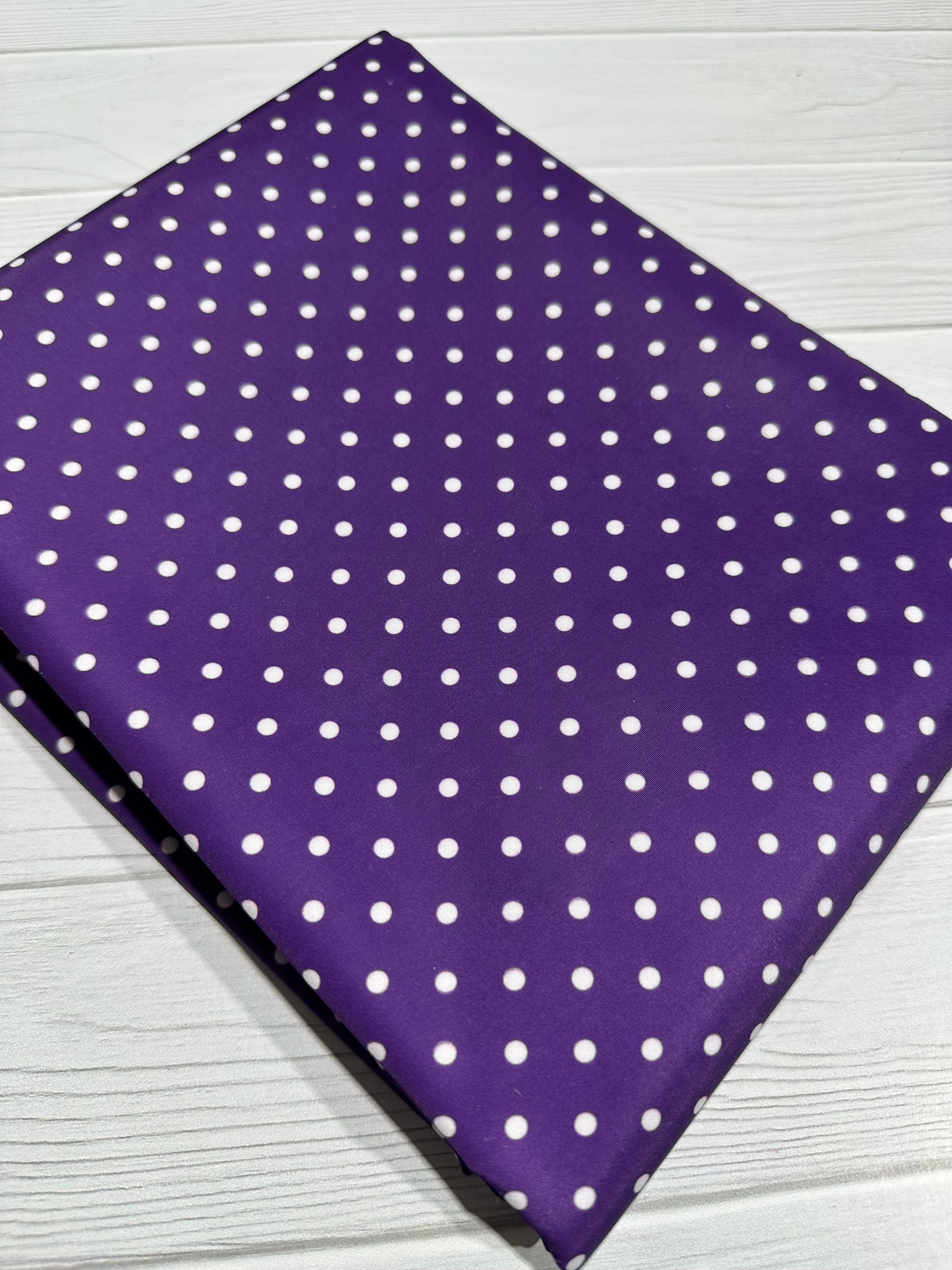 Purple Mini Dots Lux Bonded Poly/Nylon