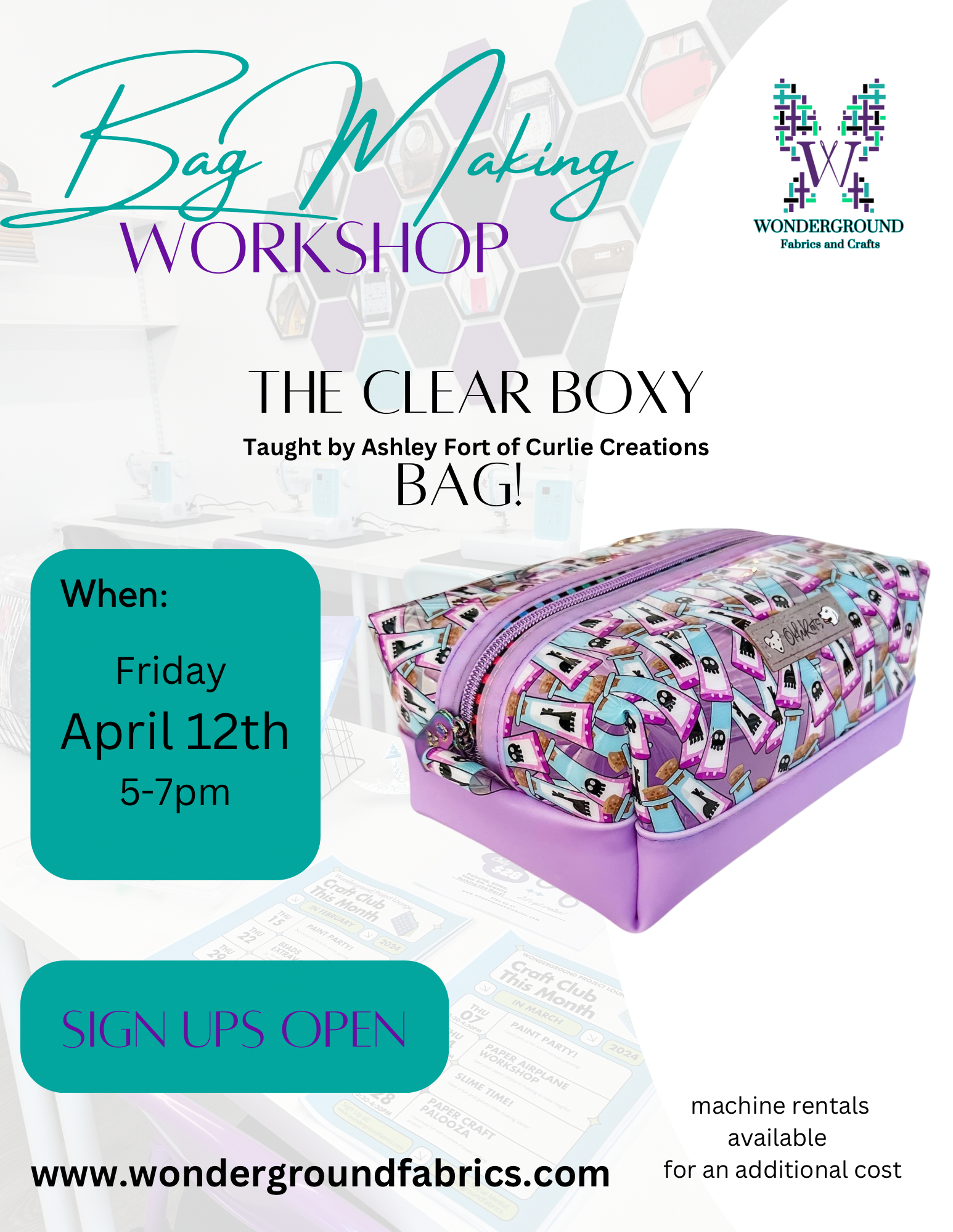 Boxy Bag - Bag Making Workshop