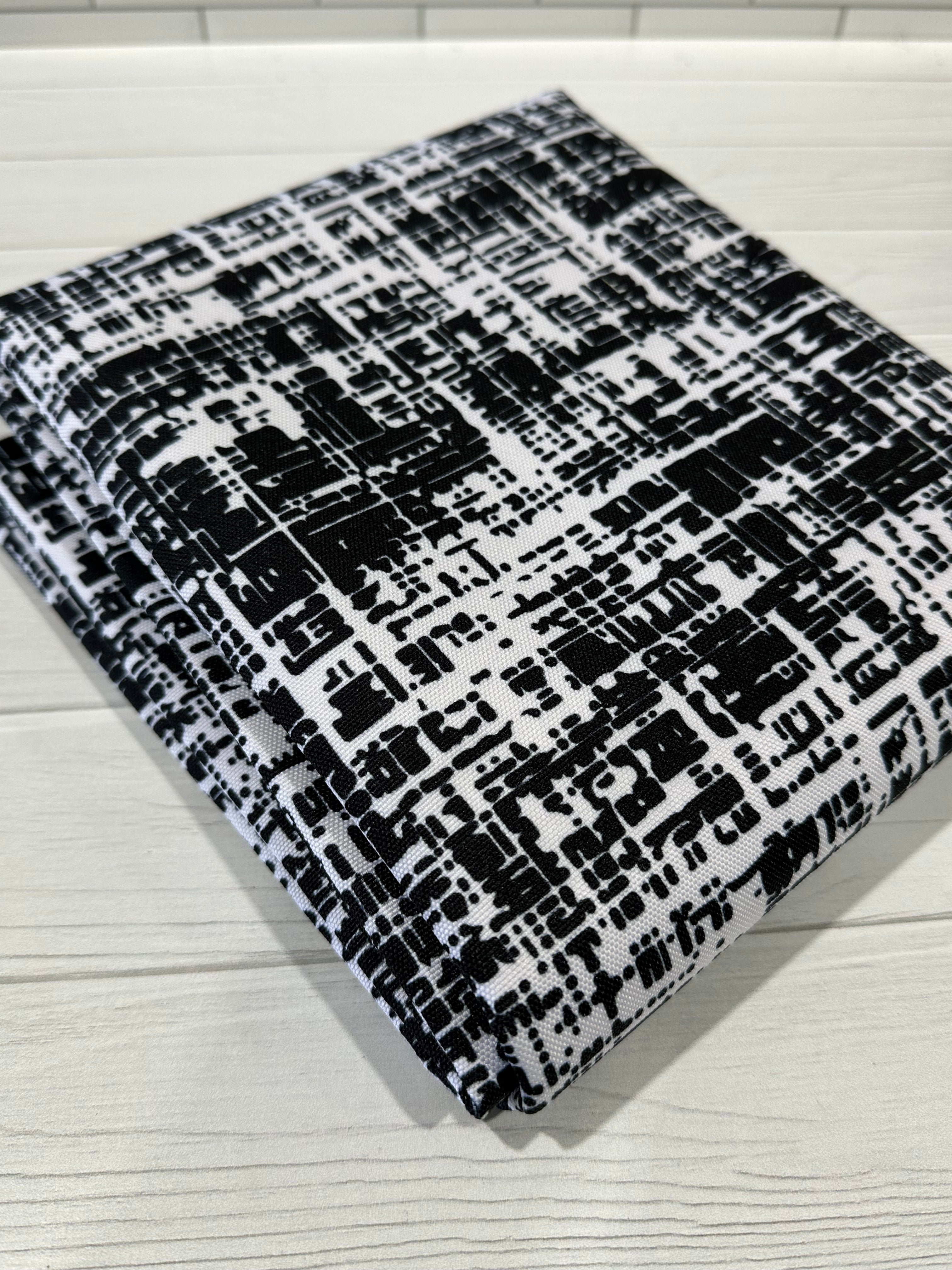 Monochrome Grunge Waterproof Canvas